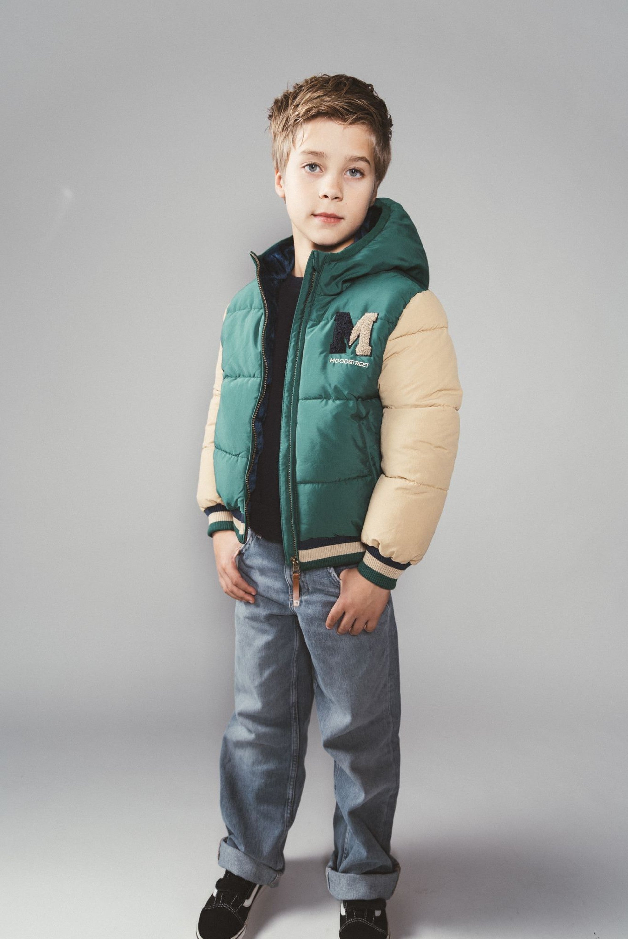 Moodstreet JERICHO winter baseball jack - Sporty Green