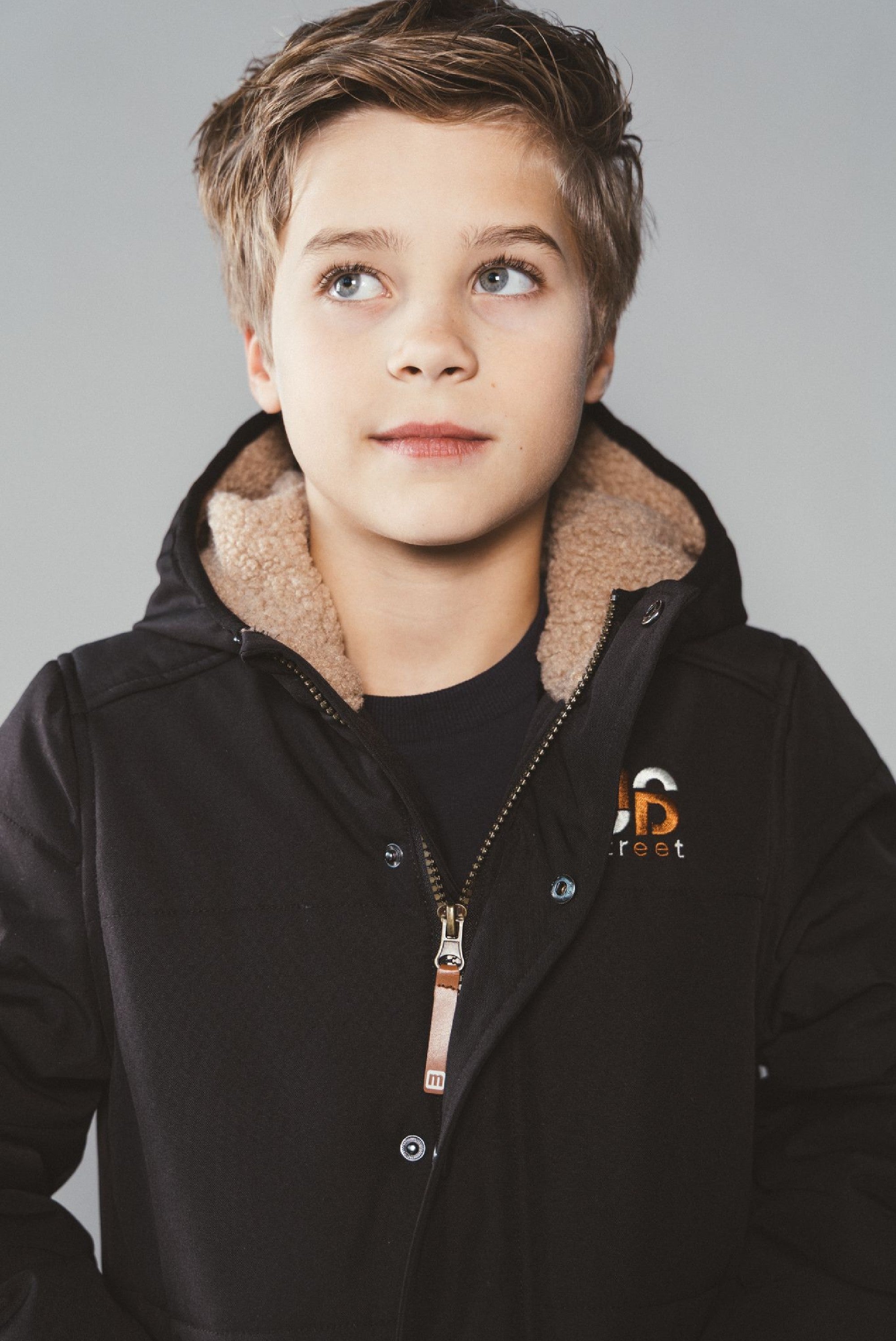 Moodstreet JASPER gewatteerde parka - Black