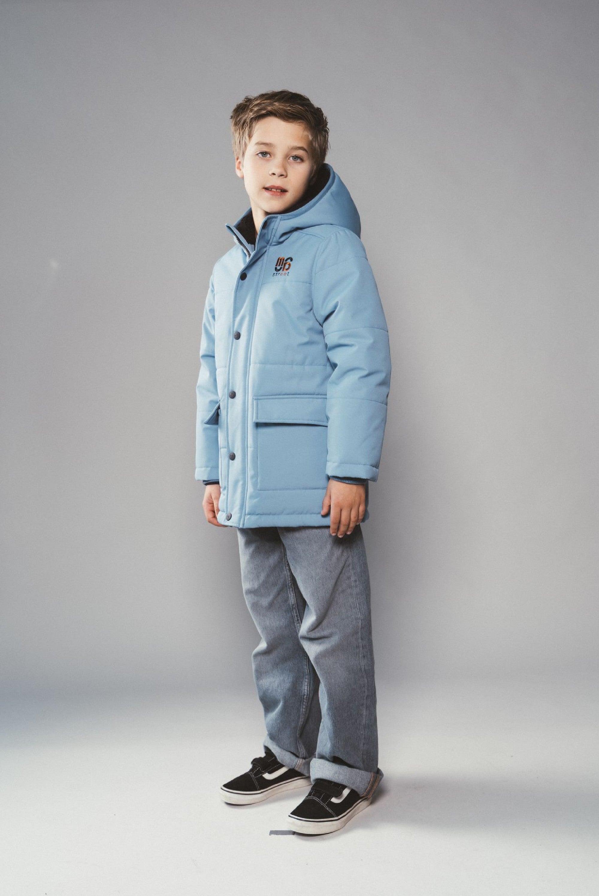 Moodstreet JASPER gewatteerde parka - Ice Blue