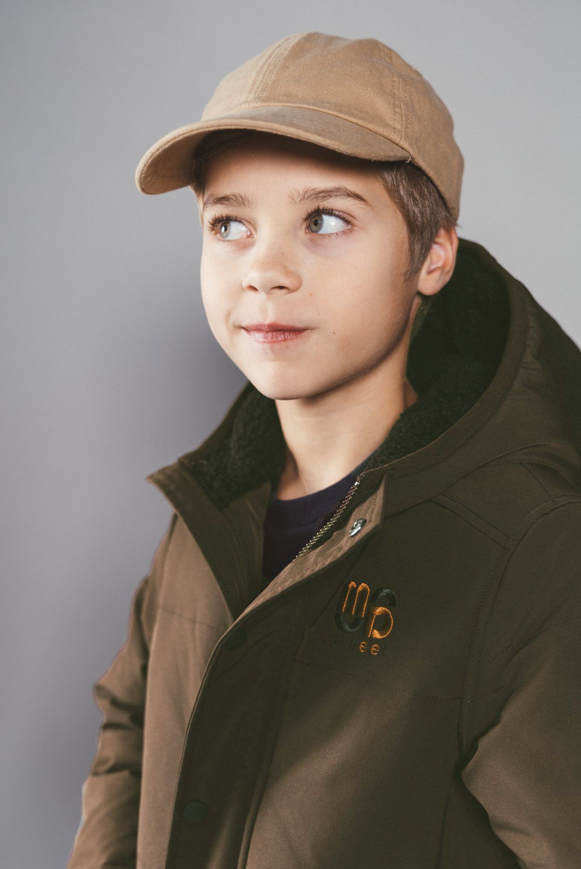 Moodstreet JASPER gewatteerde parka - Cocoa
