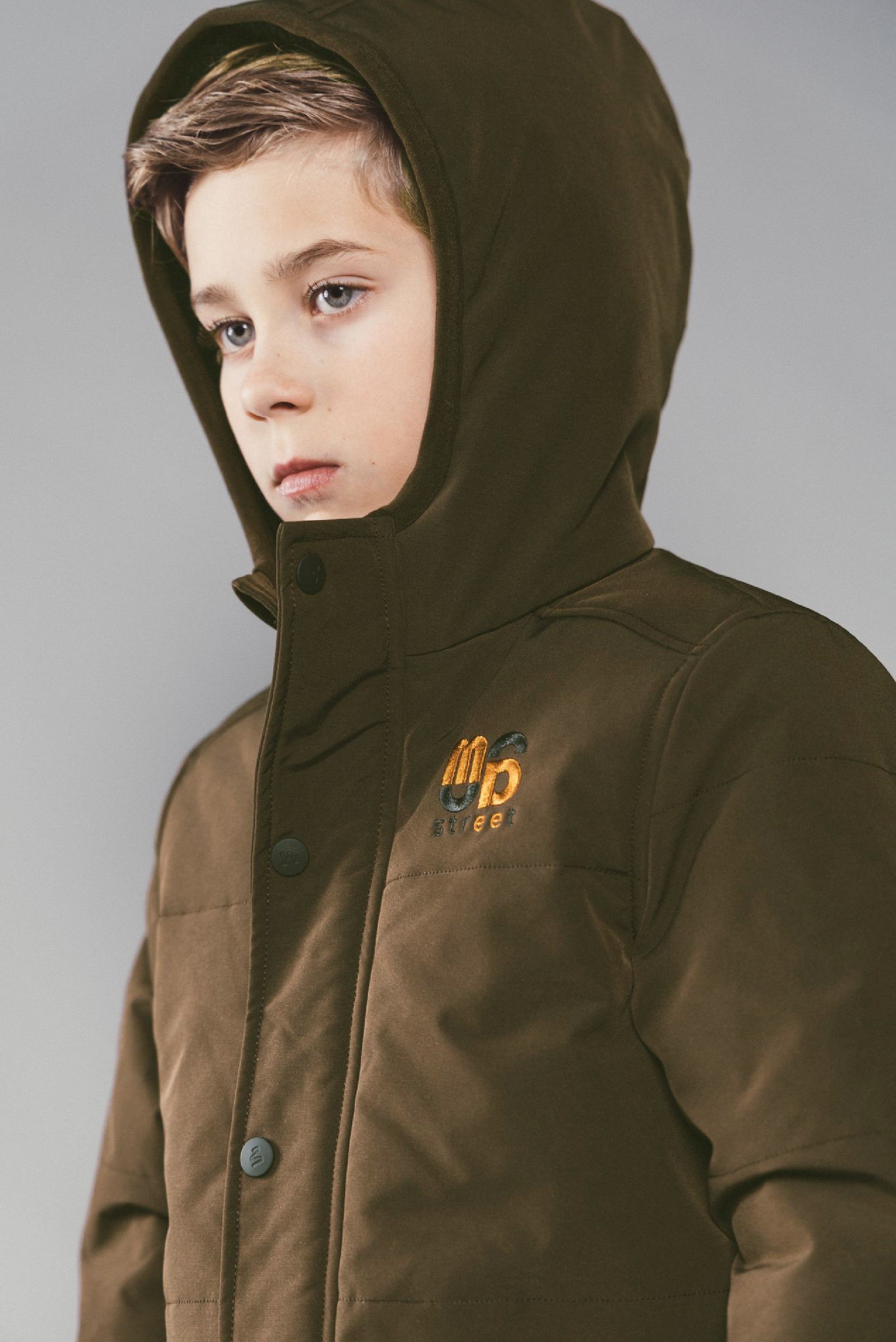 Moodstreet JASPER gewatteerde parka - Cocoa