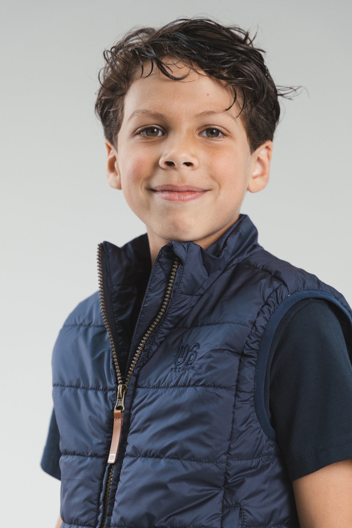 Moodstreet  JO licht gewatteerde bodywarmer Blauw