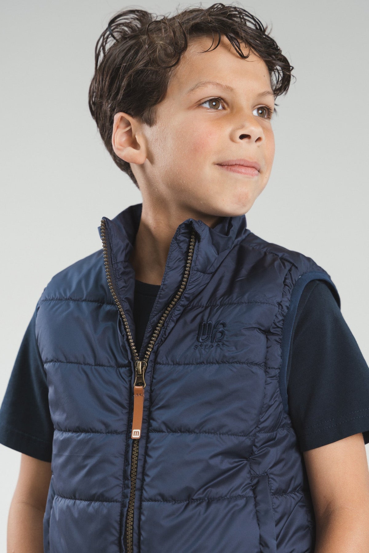 Moodstreet  JO licht gewatteerde bodywarmer Blauw