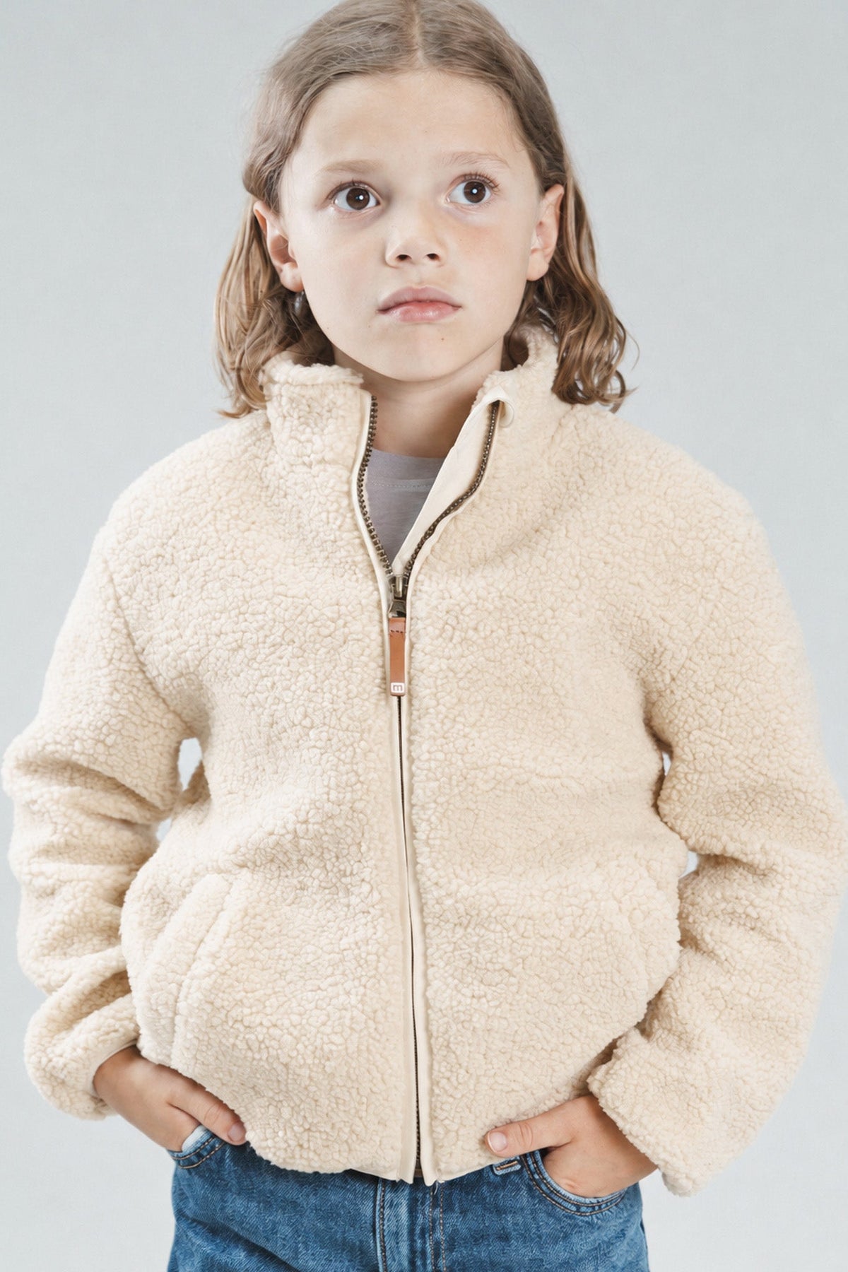 Moodstreet JAYCE teddy tussenjas Wit