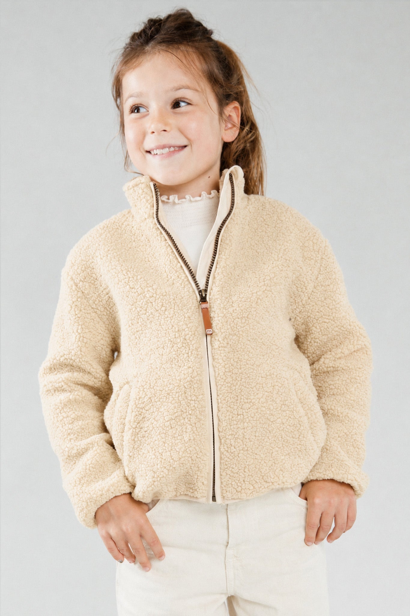 Moodstreet JAYCE teddy tussenjas Wit
