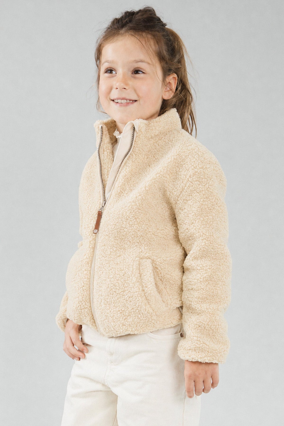 Moodstreet JAYCE teddy tussenjas Wit