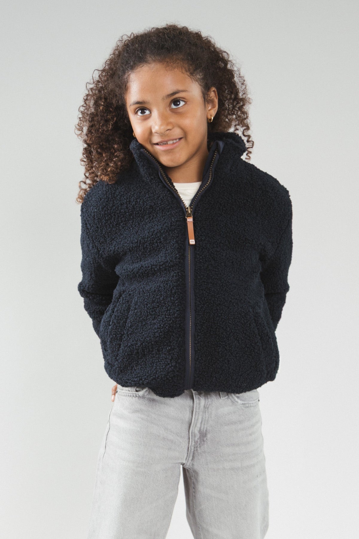 Moodstreet JAYCE teddy tussenjas Blauw