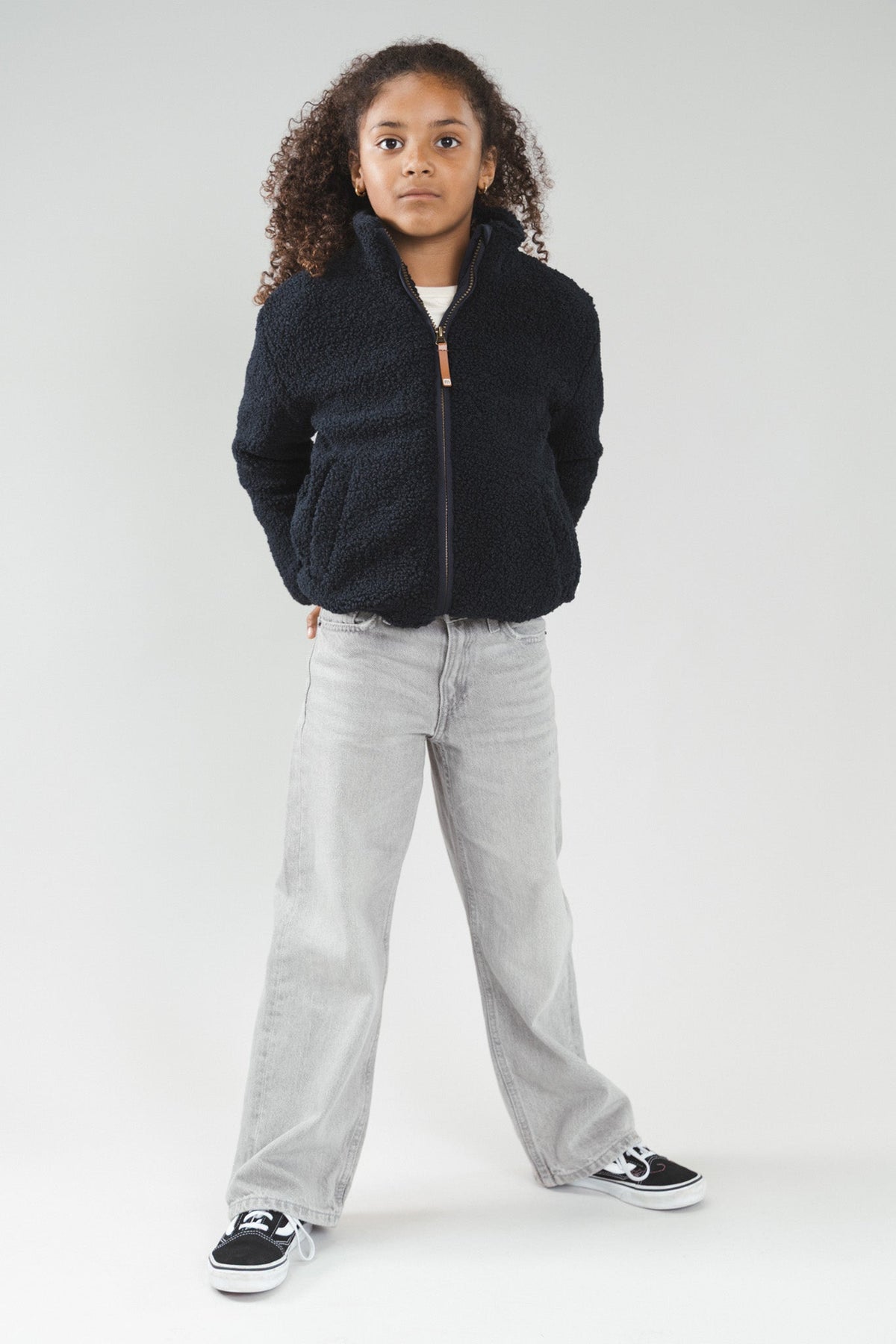 Moodstreet JAYCE teddy tussenjas Blauw