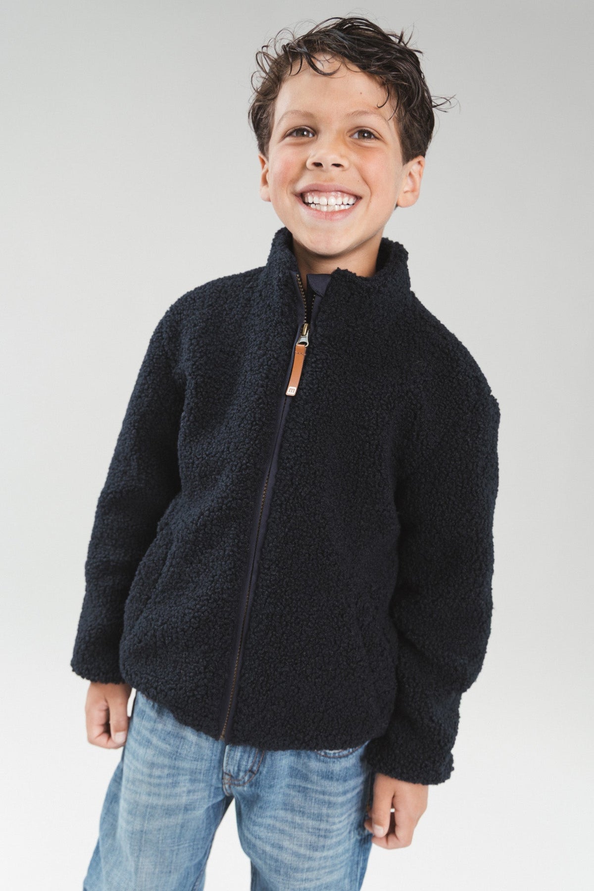 Moodstreet JAYCE teddy tussenjas Blauw