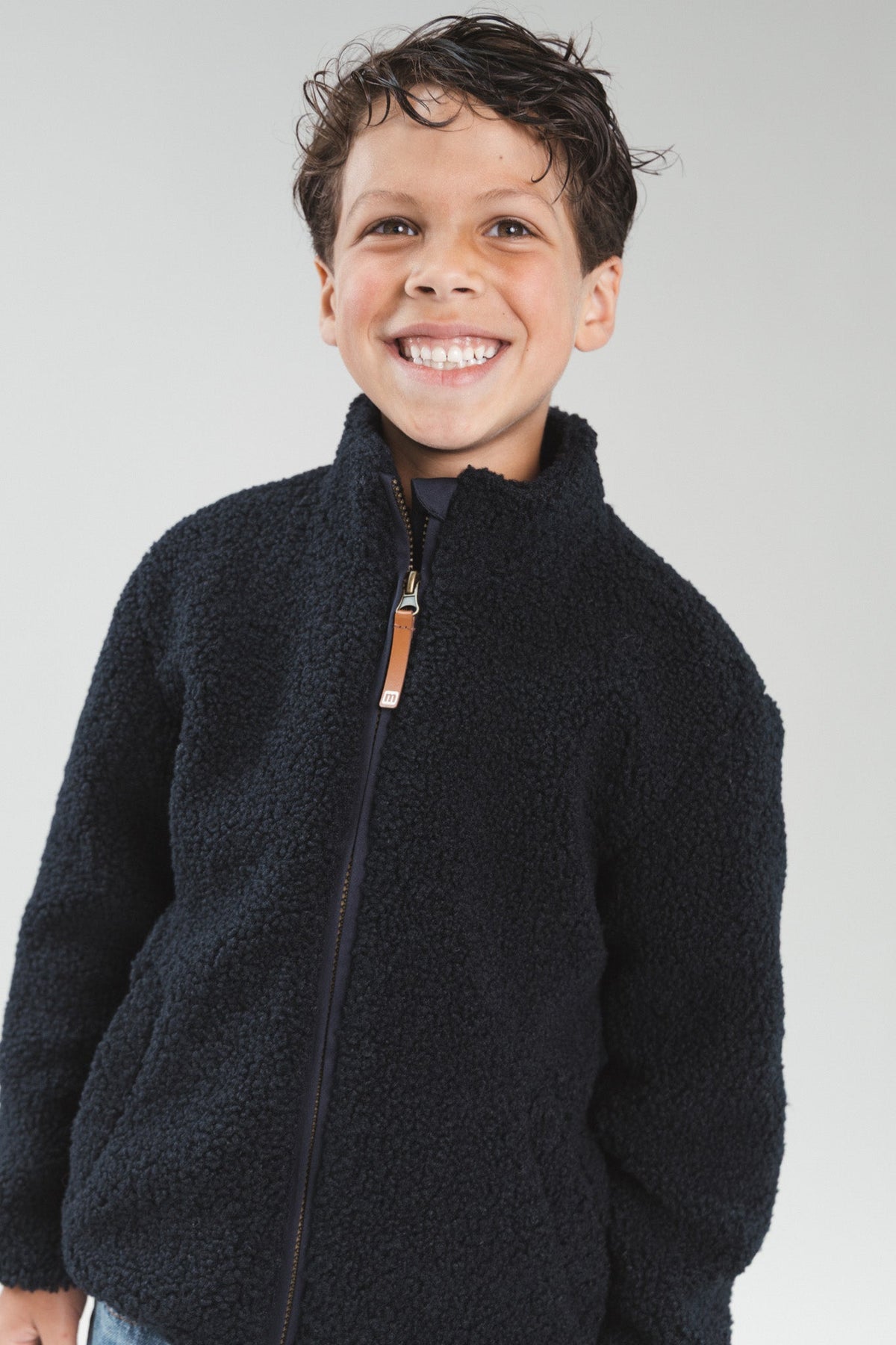 Moodstreet JAYCE teddy tussenjas Blauw