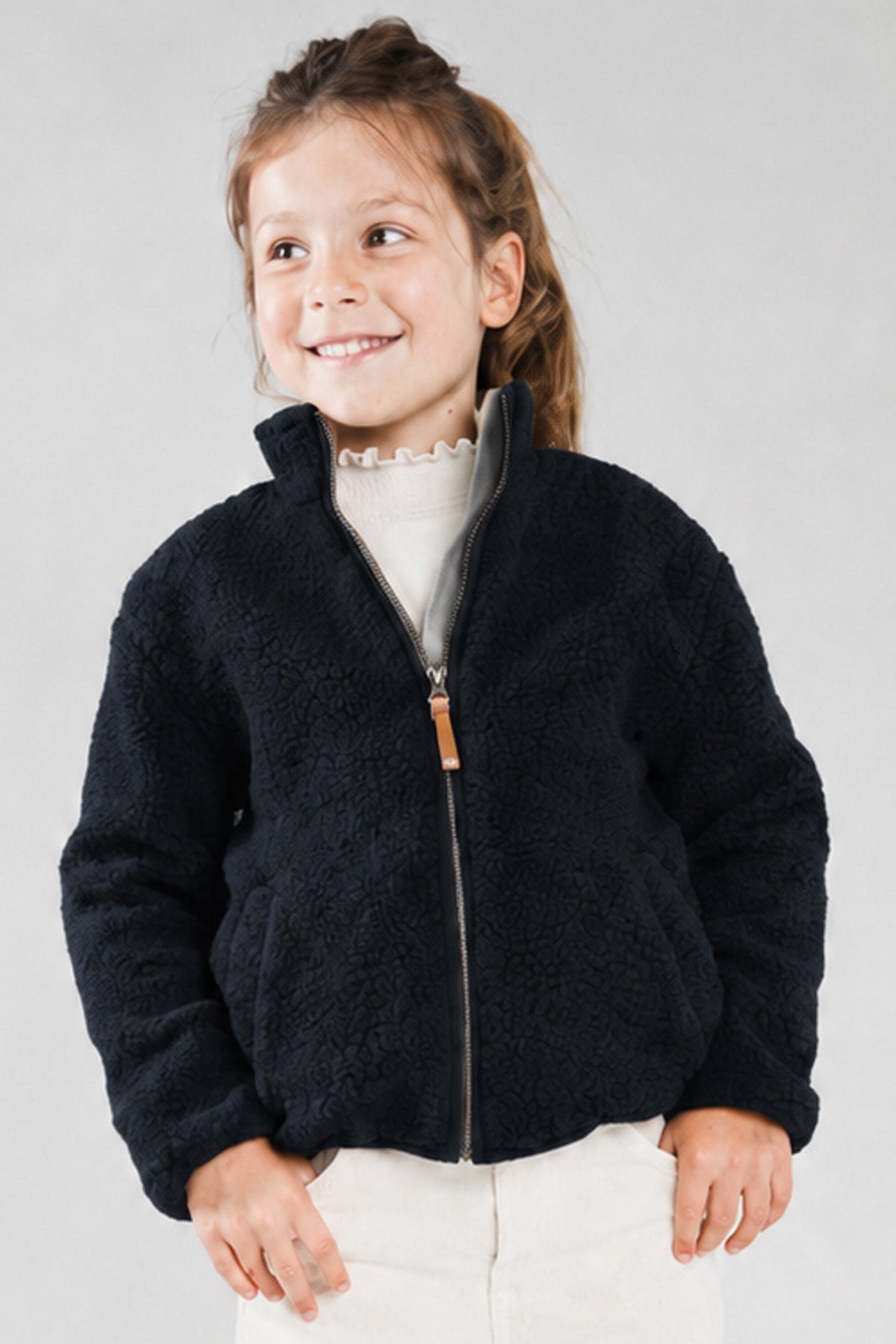 Moodstreet JAYCE teddy tussenjas Blauw
