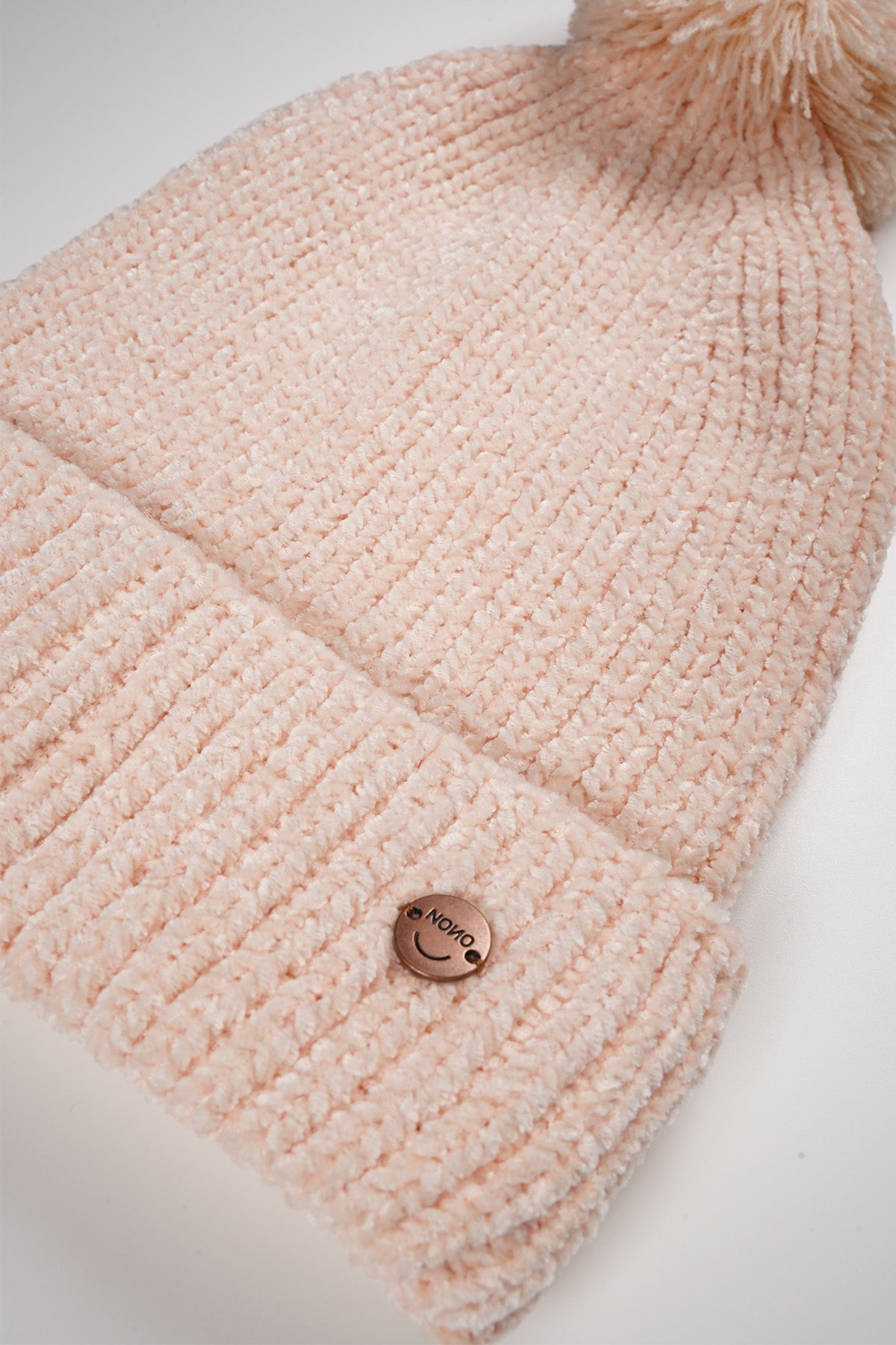 Raya Chenille Muts en Sjaal Set Zand