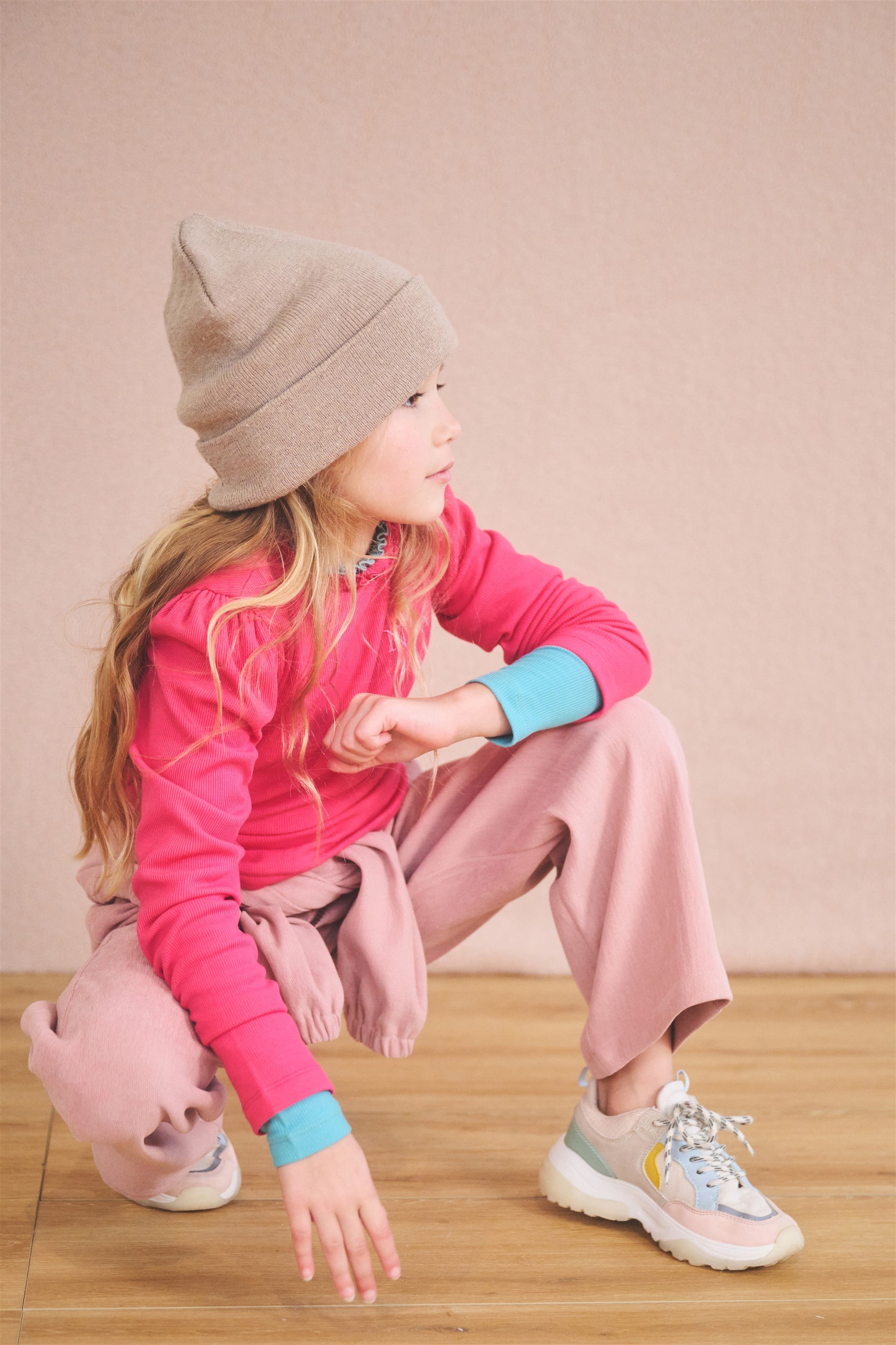 Sasal Twill Jumpsuit Oud Roze
