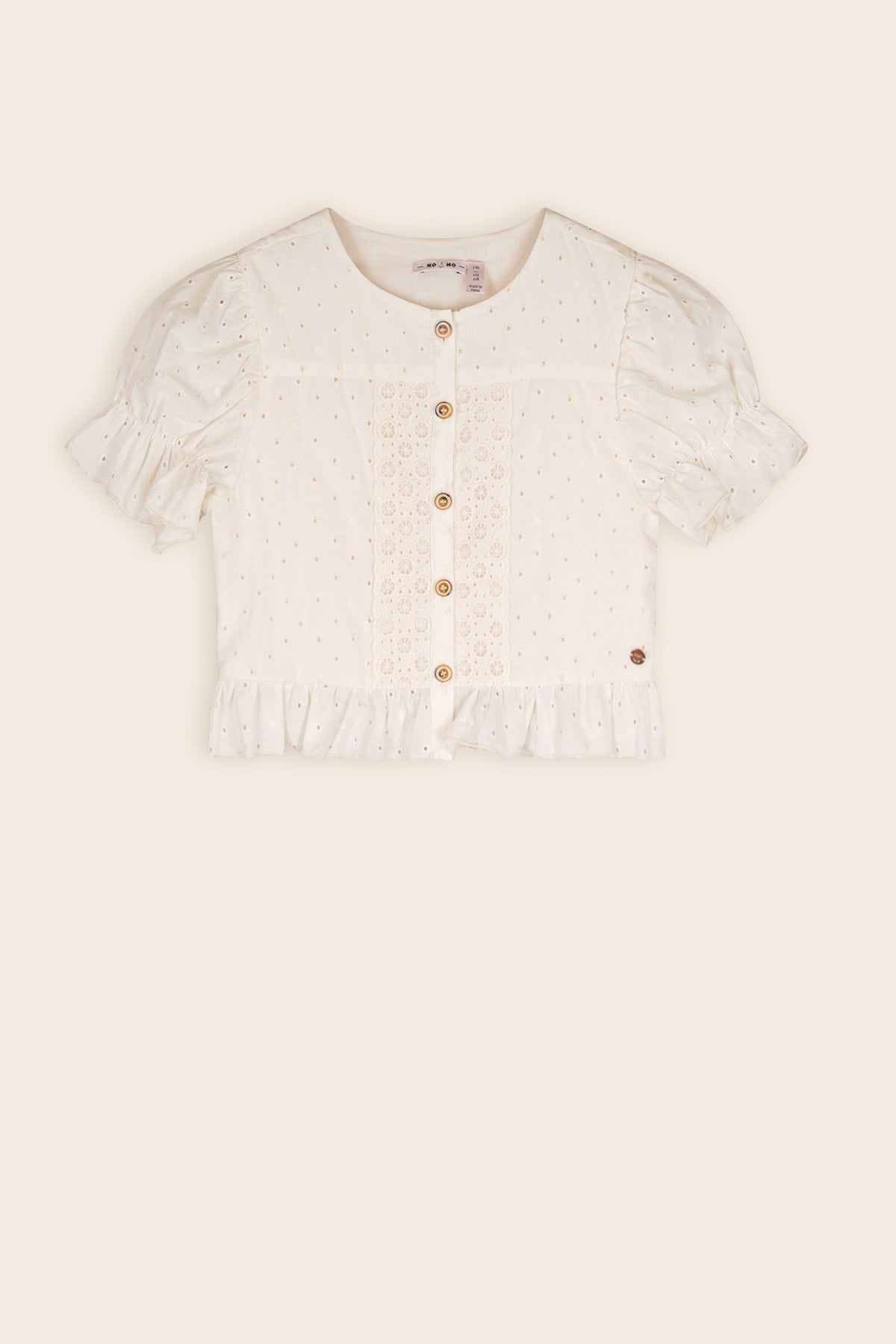 NoNo Tylia Blouse Ivoor