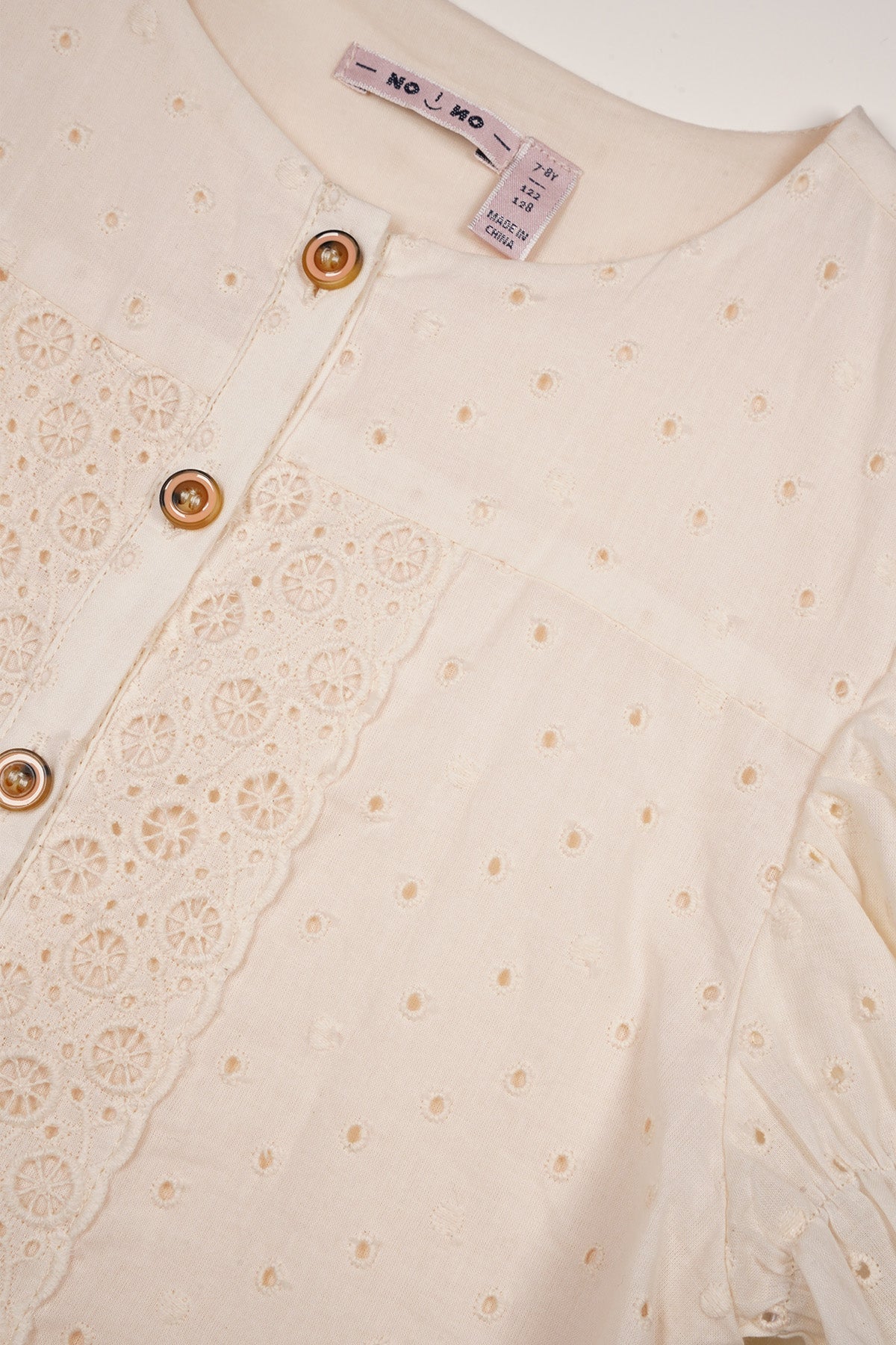 NoNo Tylia Bluse Elfenbein
