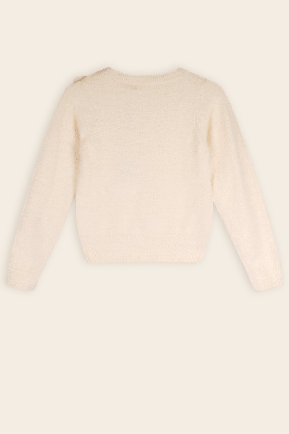 NoNo Ketan Weicher Pullover Elfenbein
