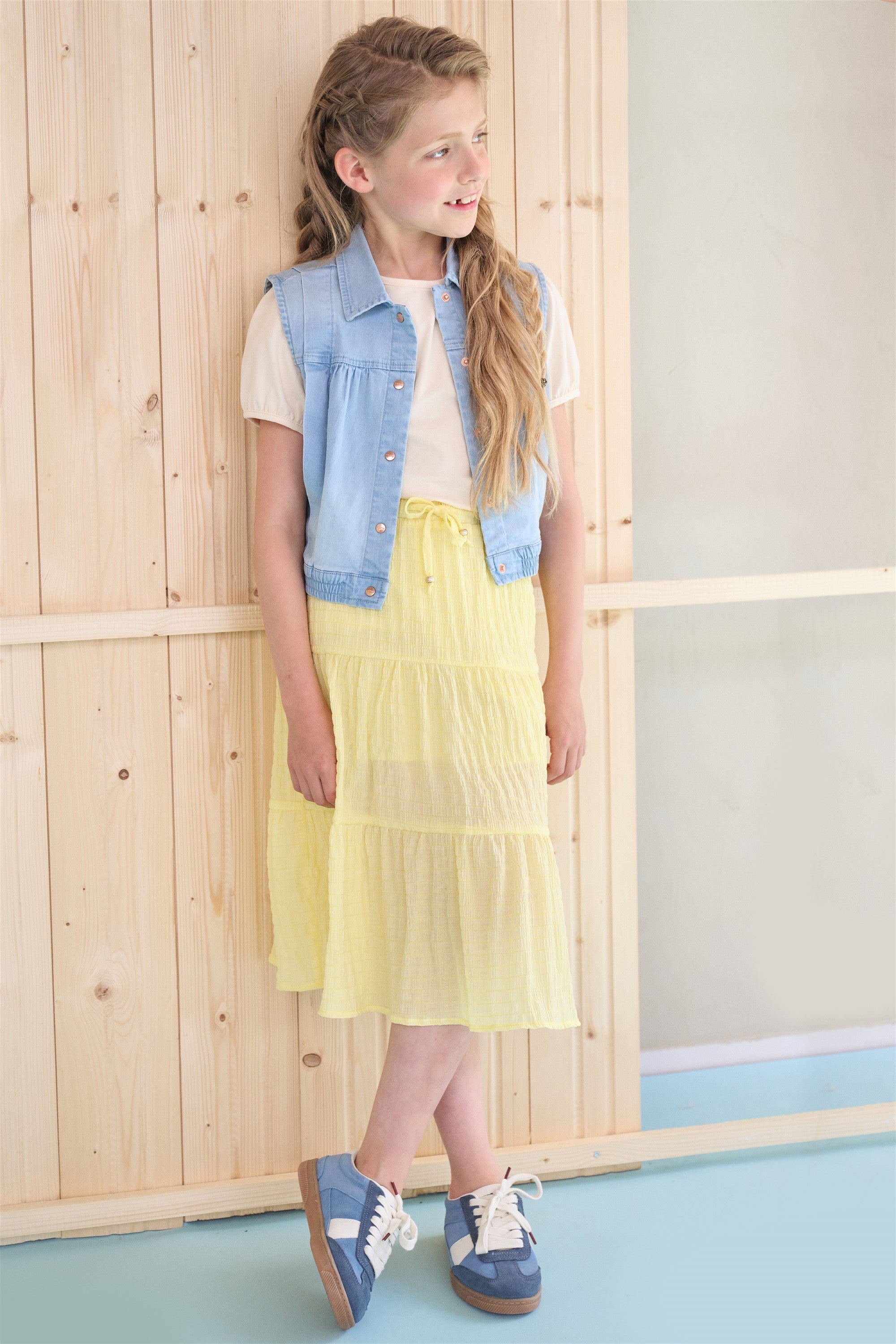 NoNo Dock Denim Gilet Blauw