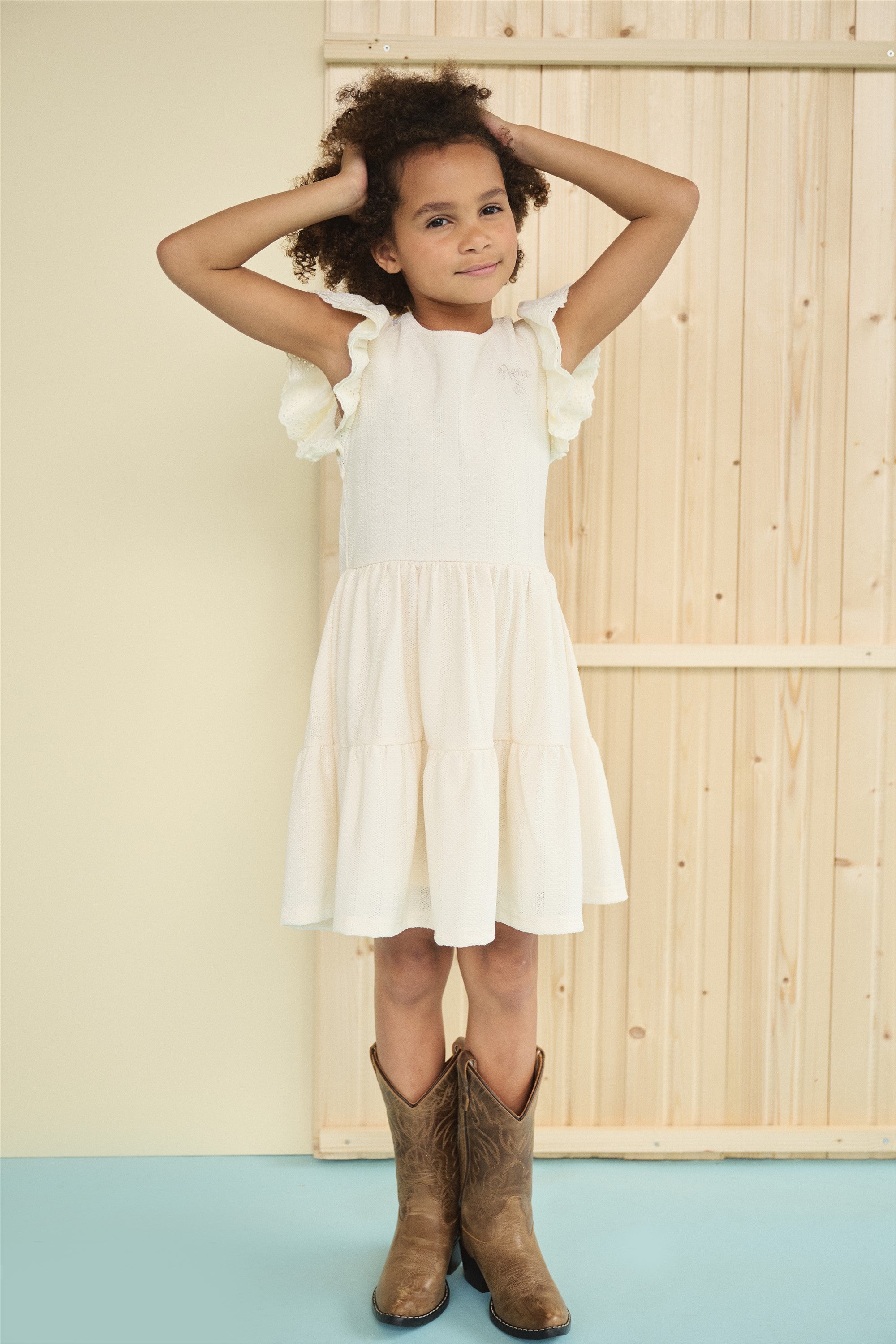 NoNo Milia Kleid Elfenbein