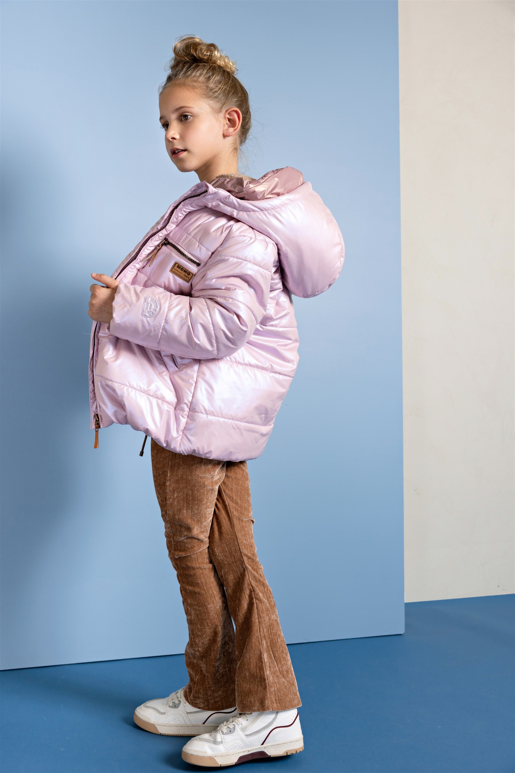 NoNo Bubble Winterjas Roze