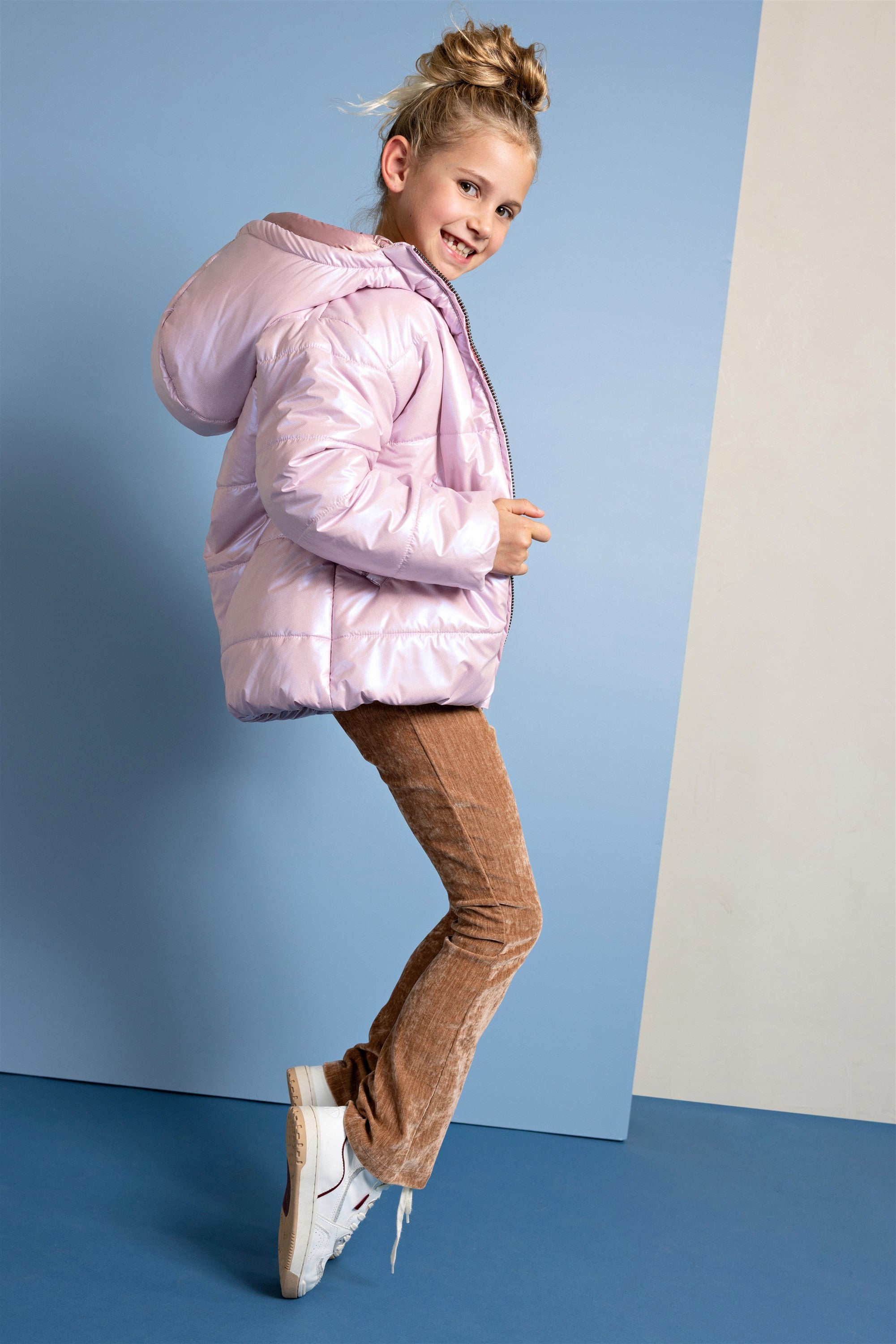 NoNo Bubble Winterjas Roze