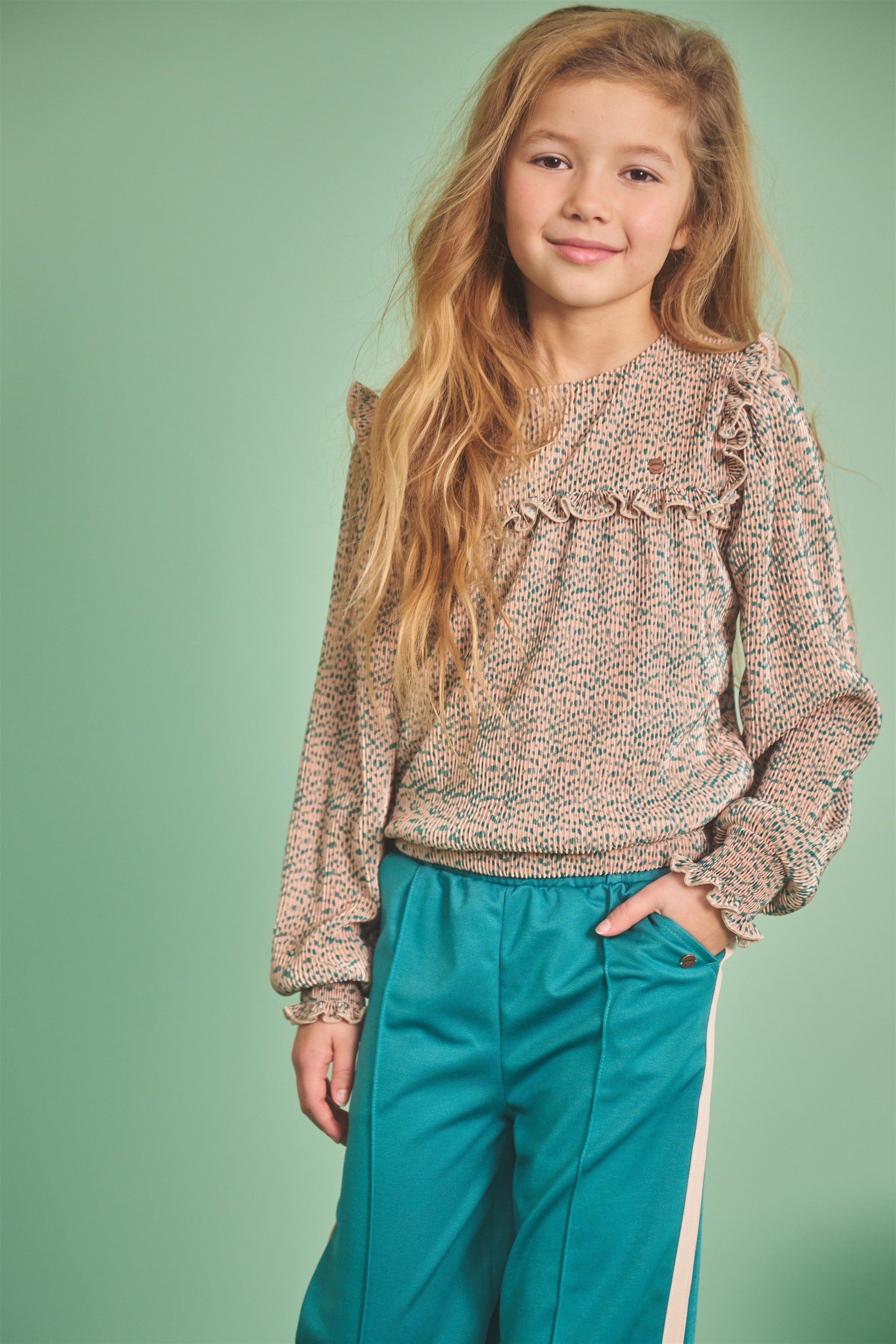 NoNo Tisja Blouse Zand