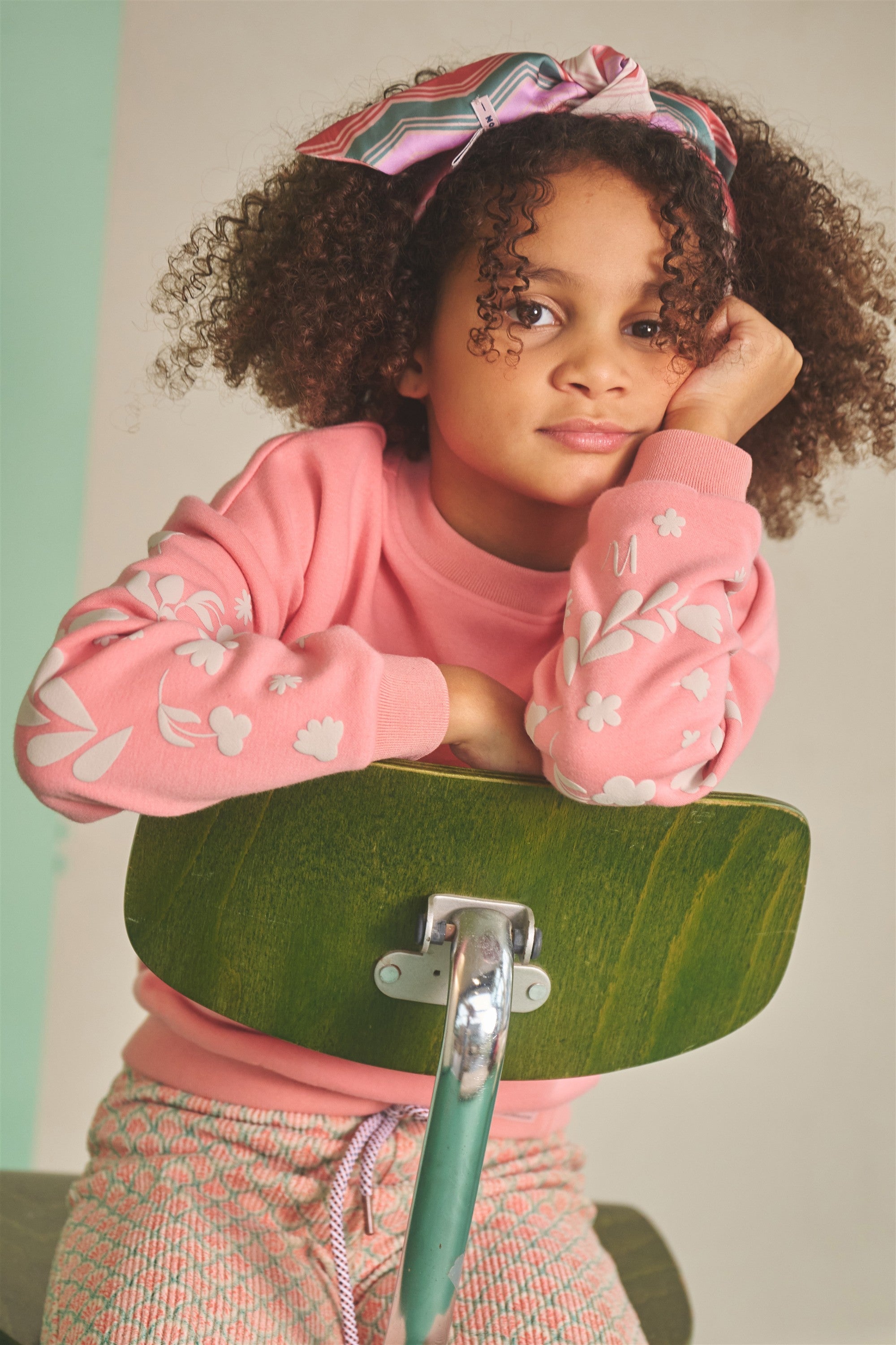 NoNo Konono Furry Sweater Roze