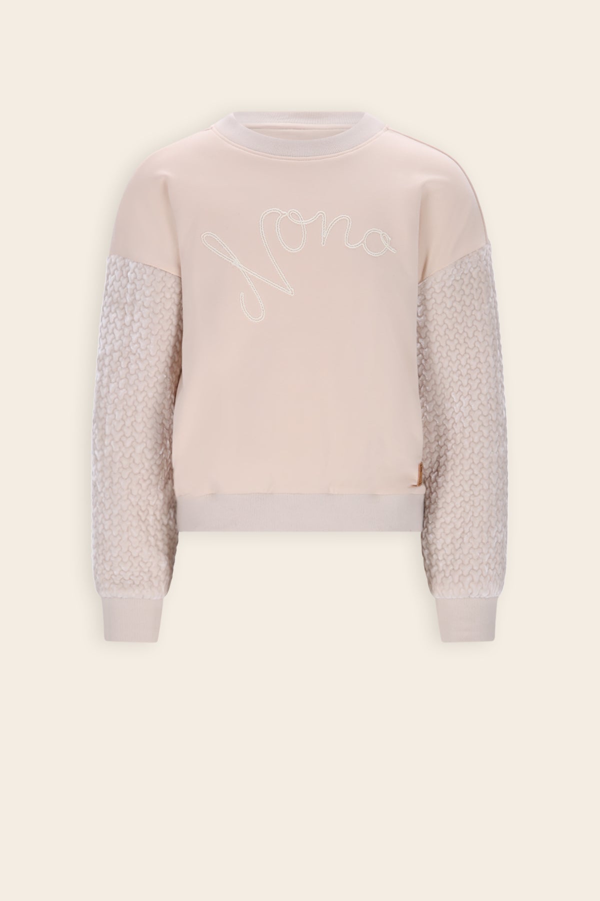 NoNo Konono Sweater Velvet Ivoor