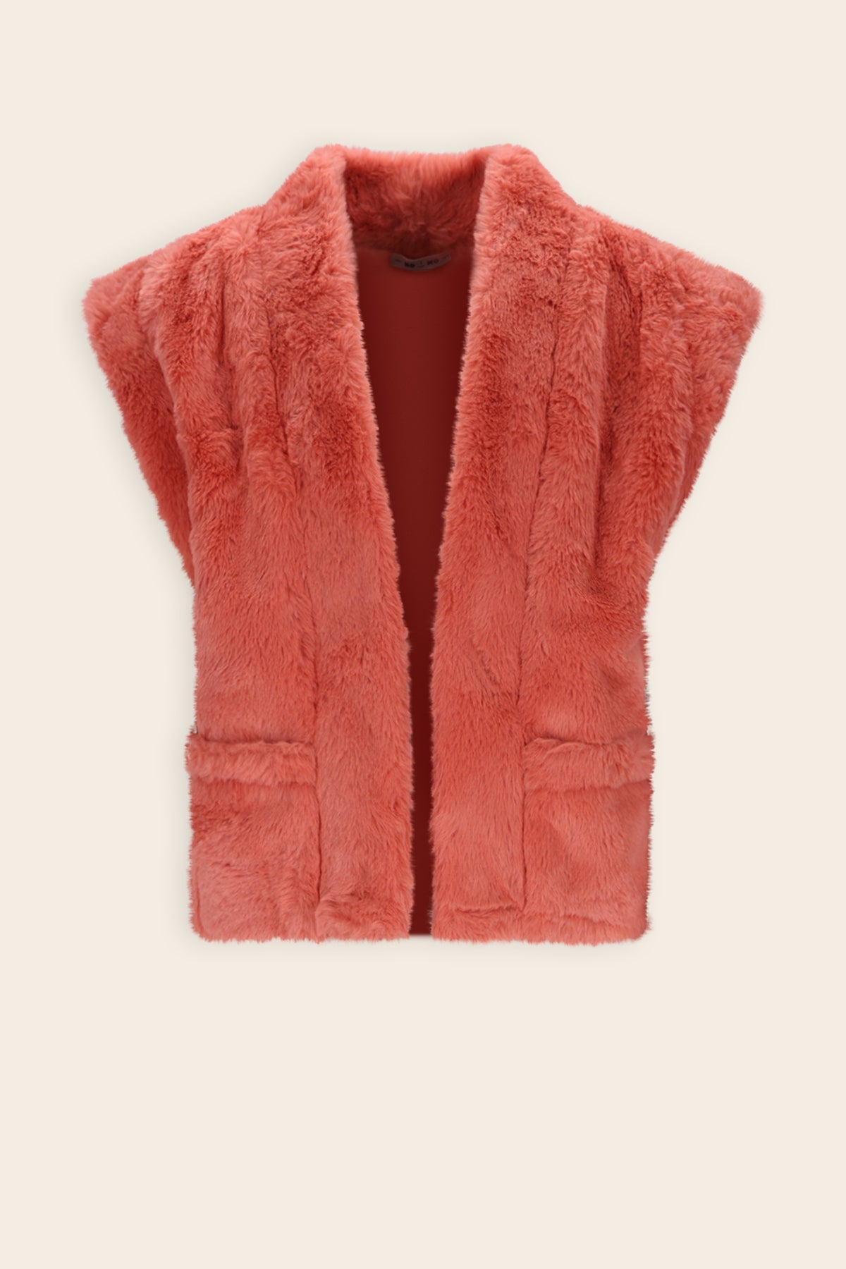 NoNo Kila Fur Gilet Roze