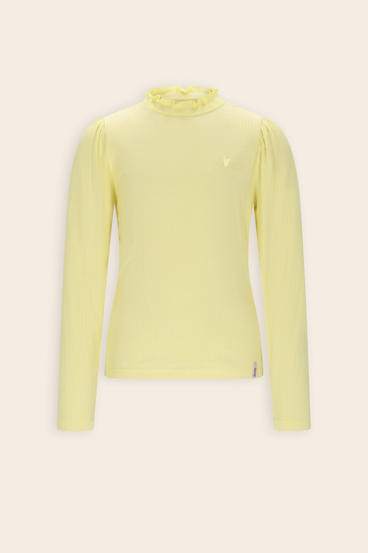NoNo Koss Basic Top Geel