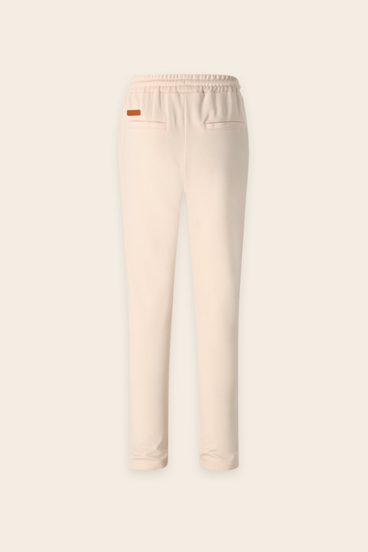 NoNo Snooze Zachte Slimfit Broek Zand