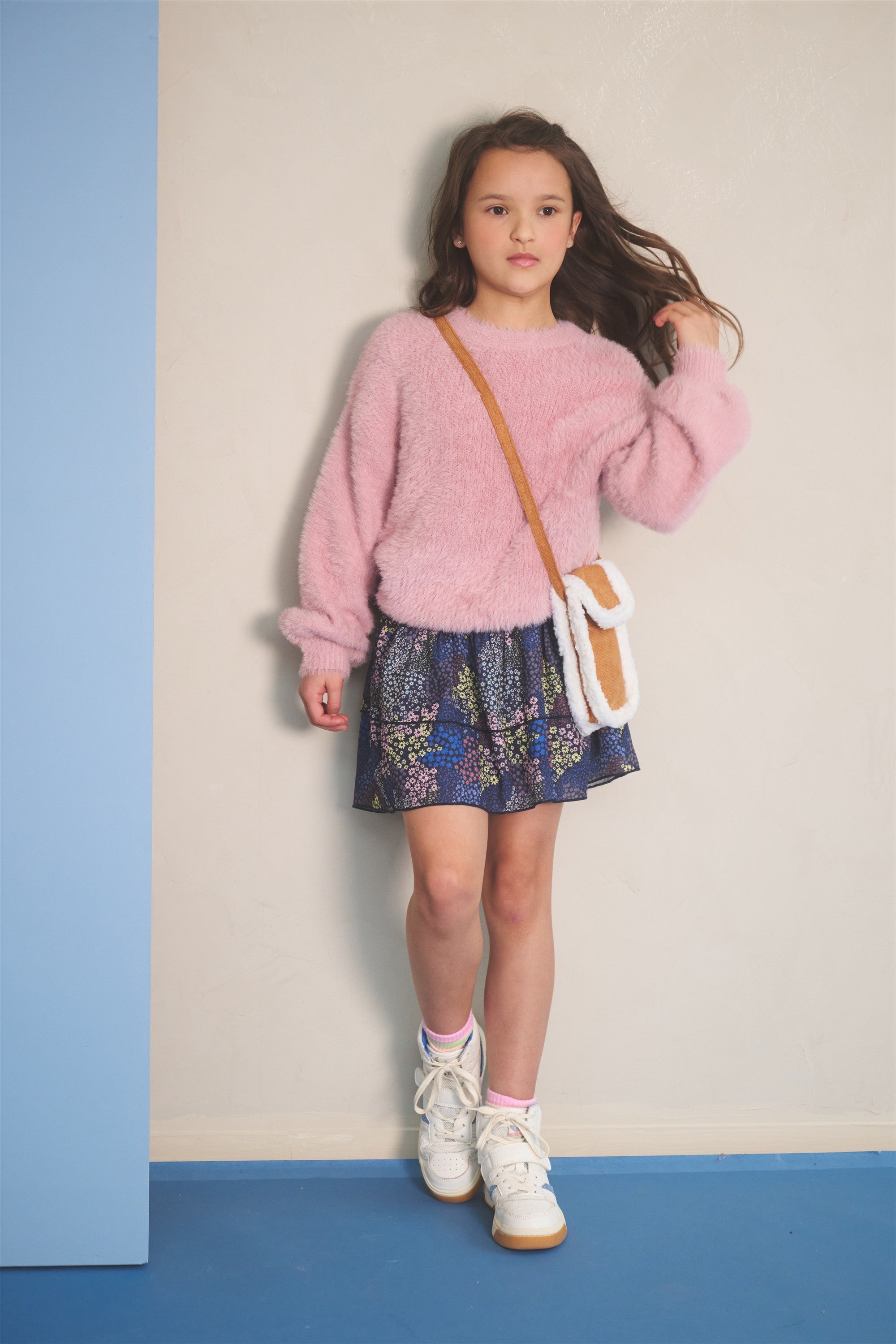 NoNo Fake Suede Tas Bruin