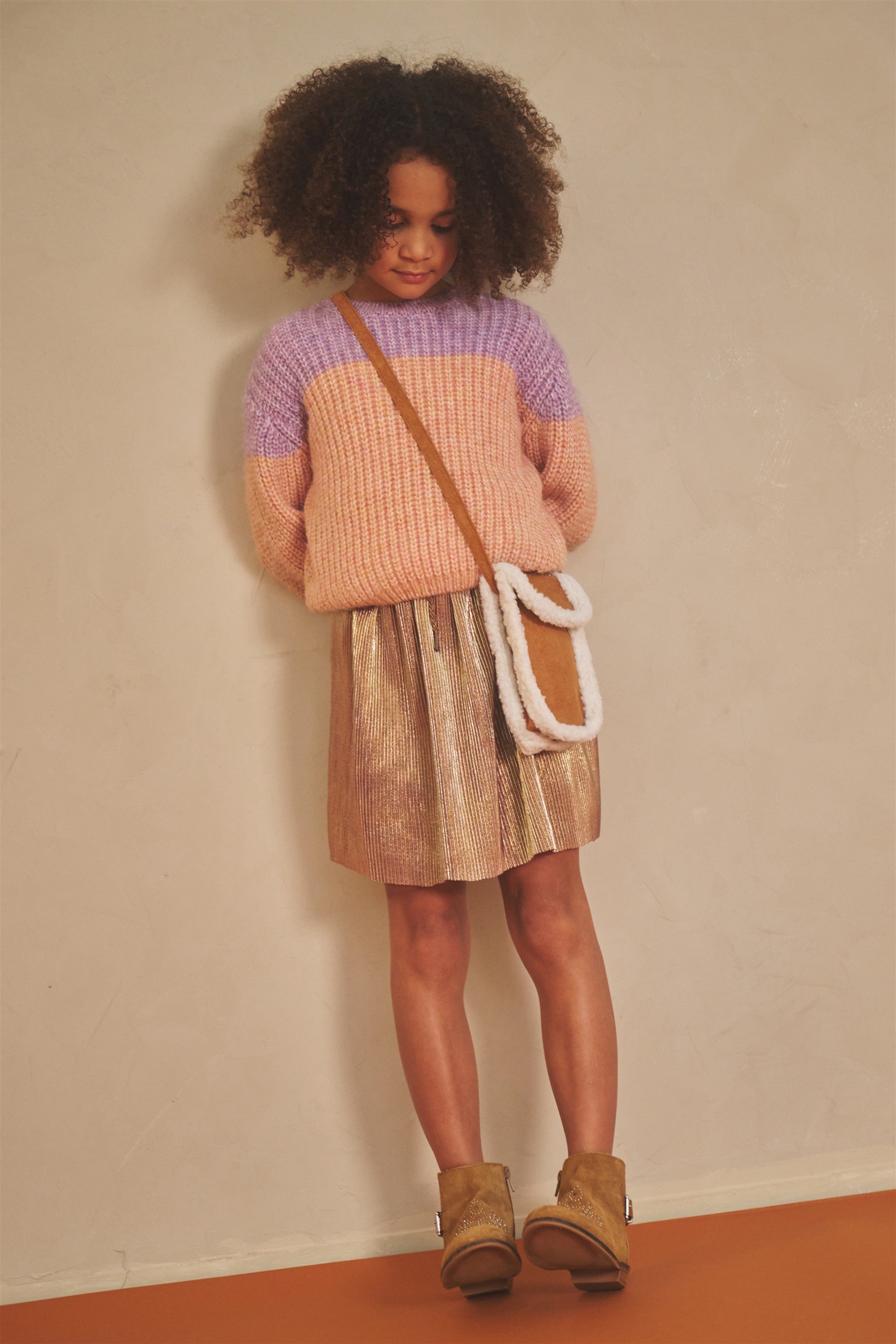 NoNo Fake Suede Tas Bruin