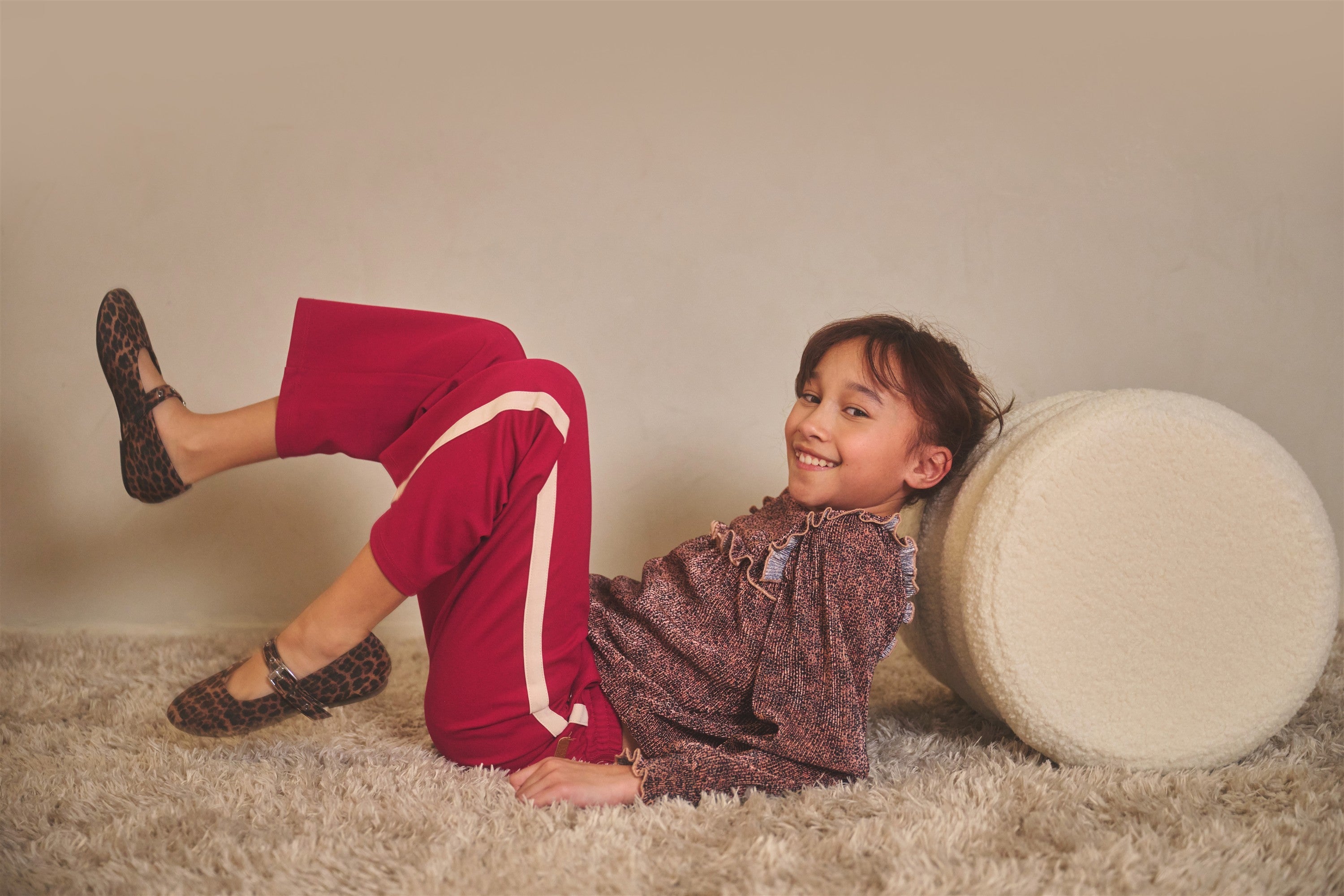 NoNo Tisja Plissee Blouse Taupe