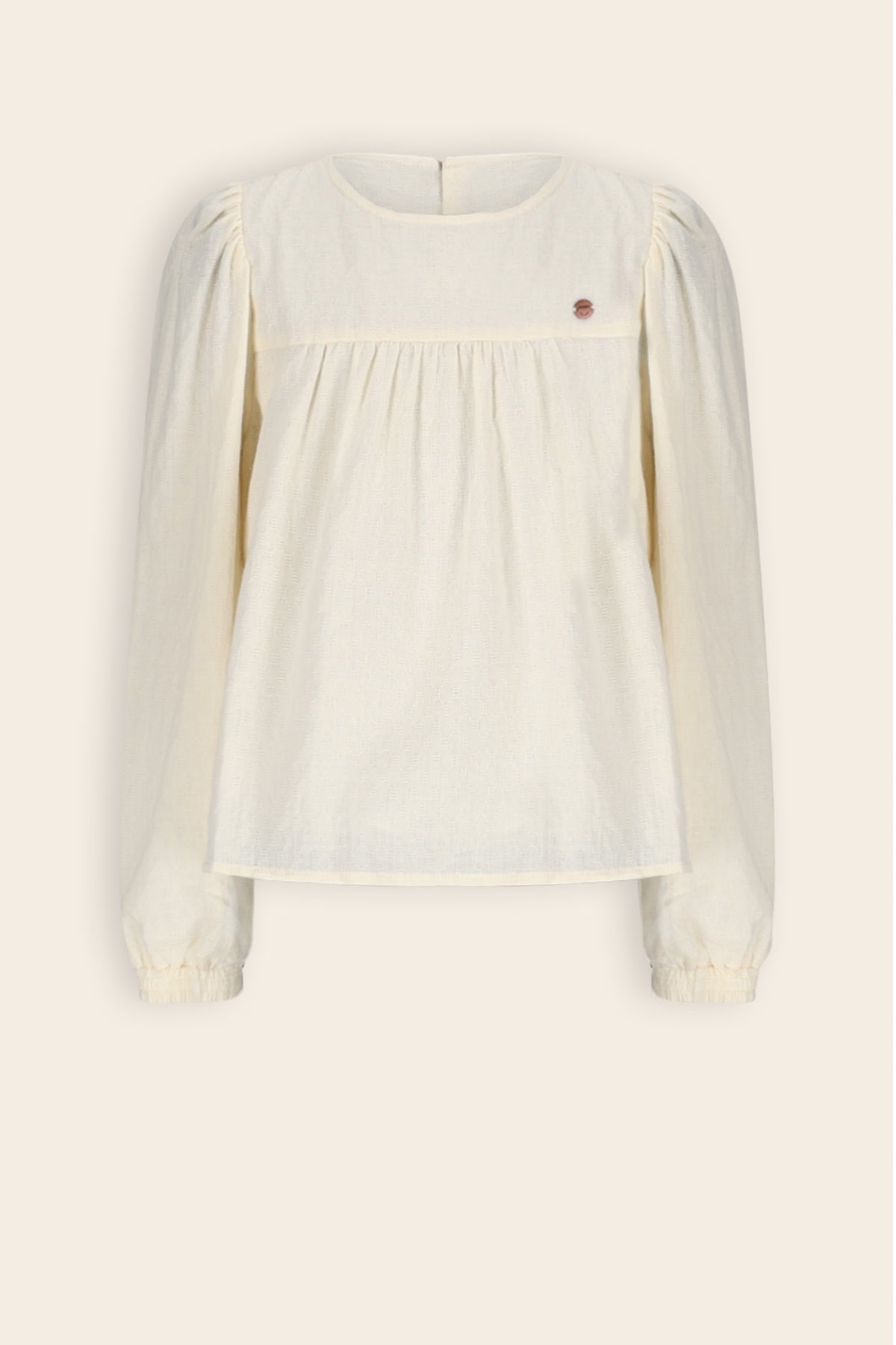 NoNo Tirzy Poplin Blouse Ivoor