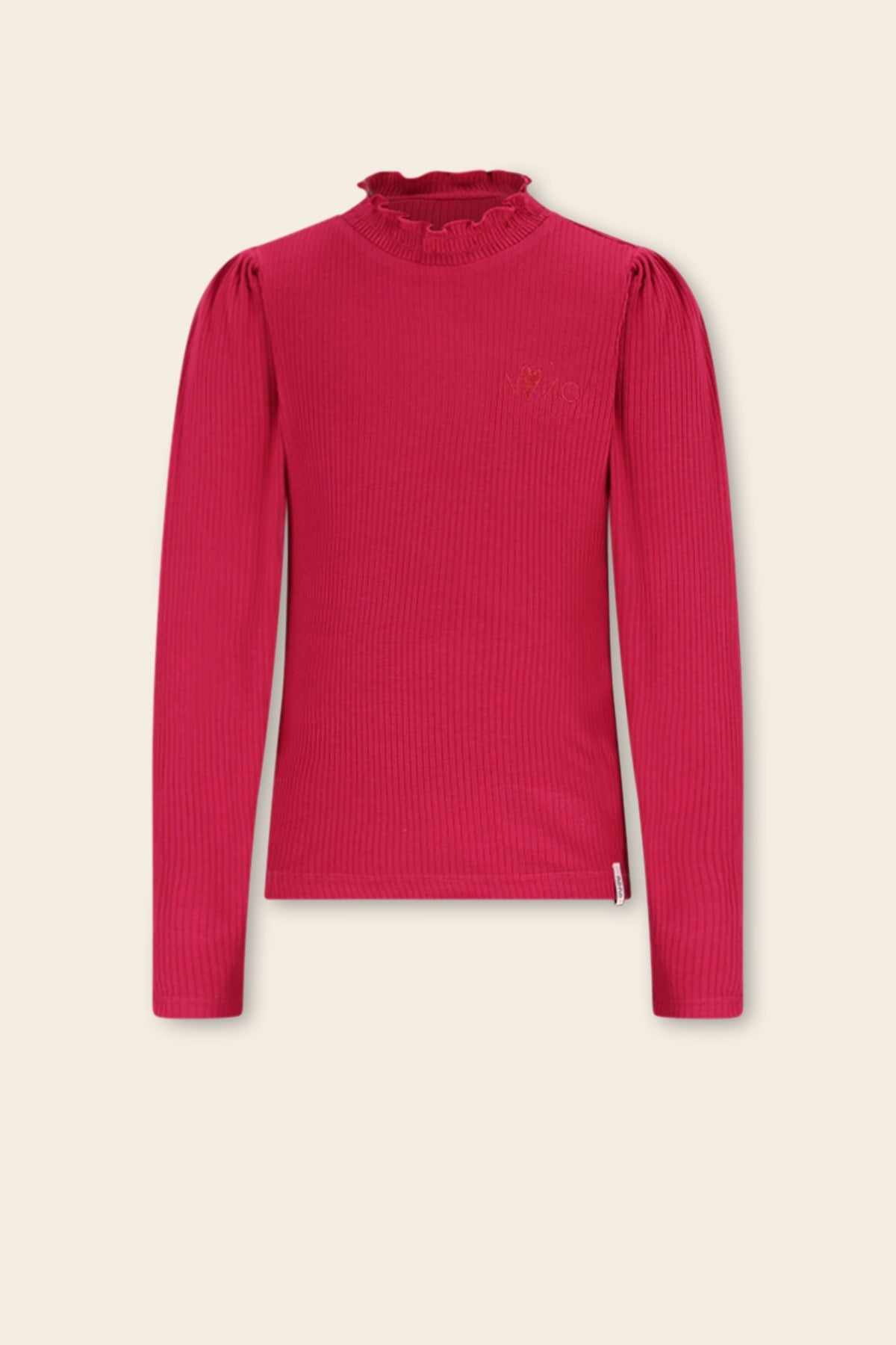 NoNo Koss Basic Top Donkerroze