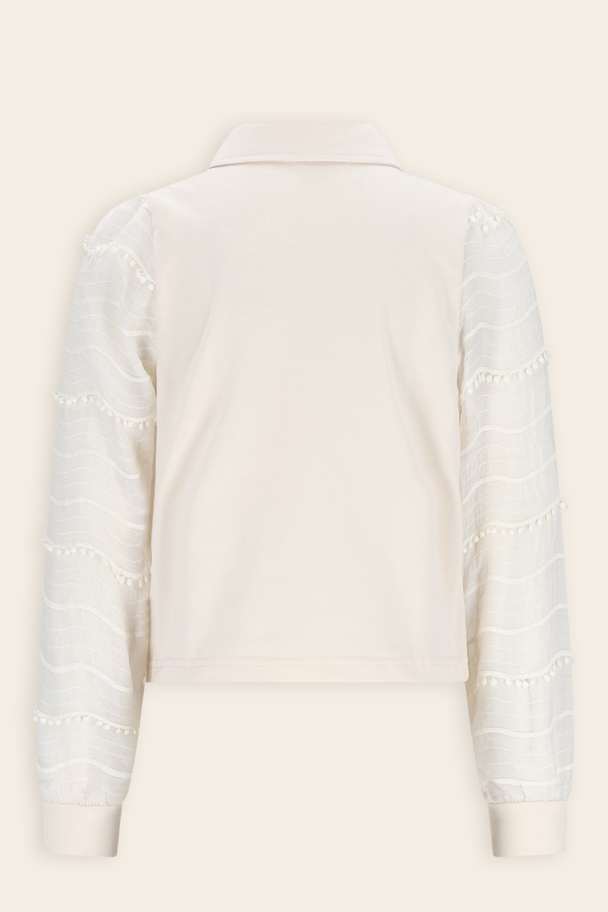 NoNo Temmy Blouse Tshirt Ivoor