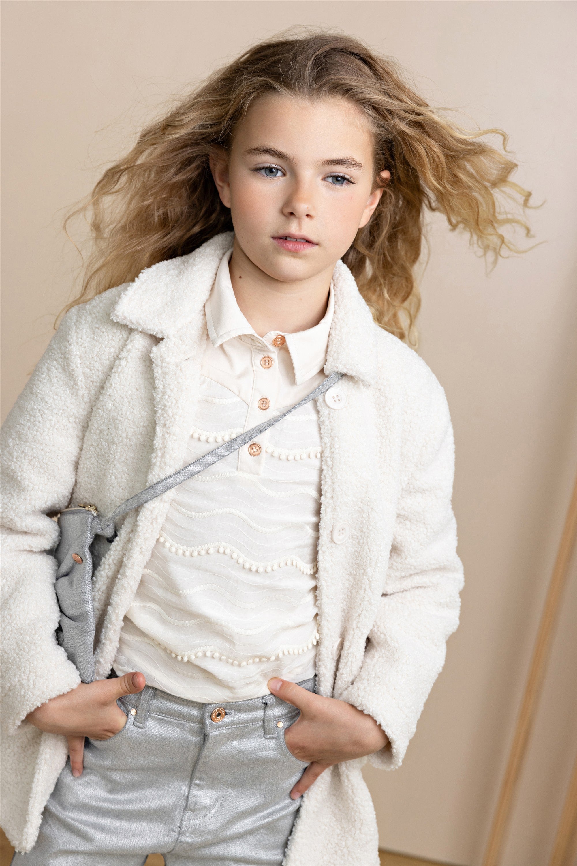 NoNo Temmy Blouse Tshirt Ivoor