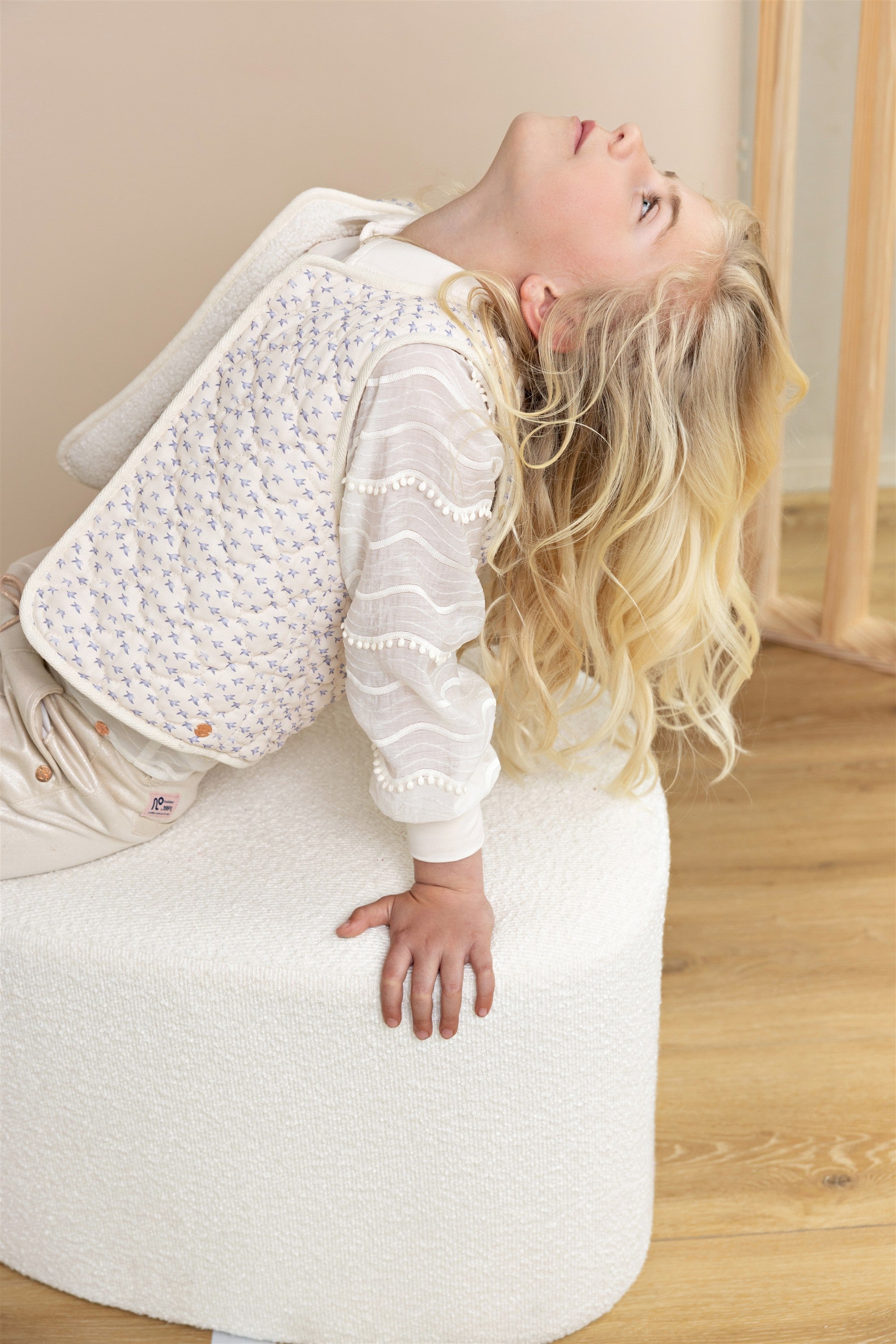 NoNo Katya Omkeerbaar Gilet Ivoor