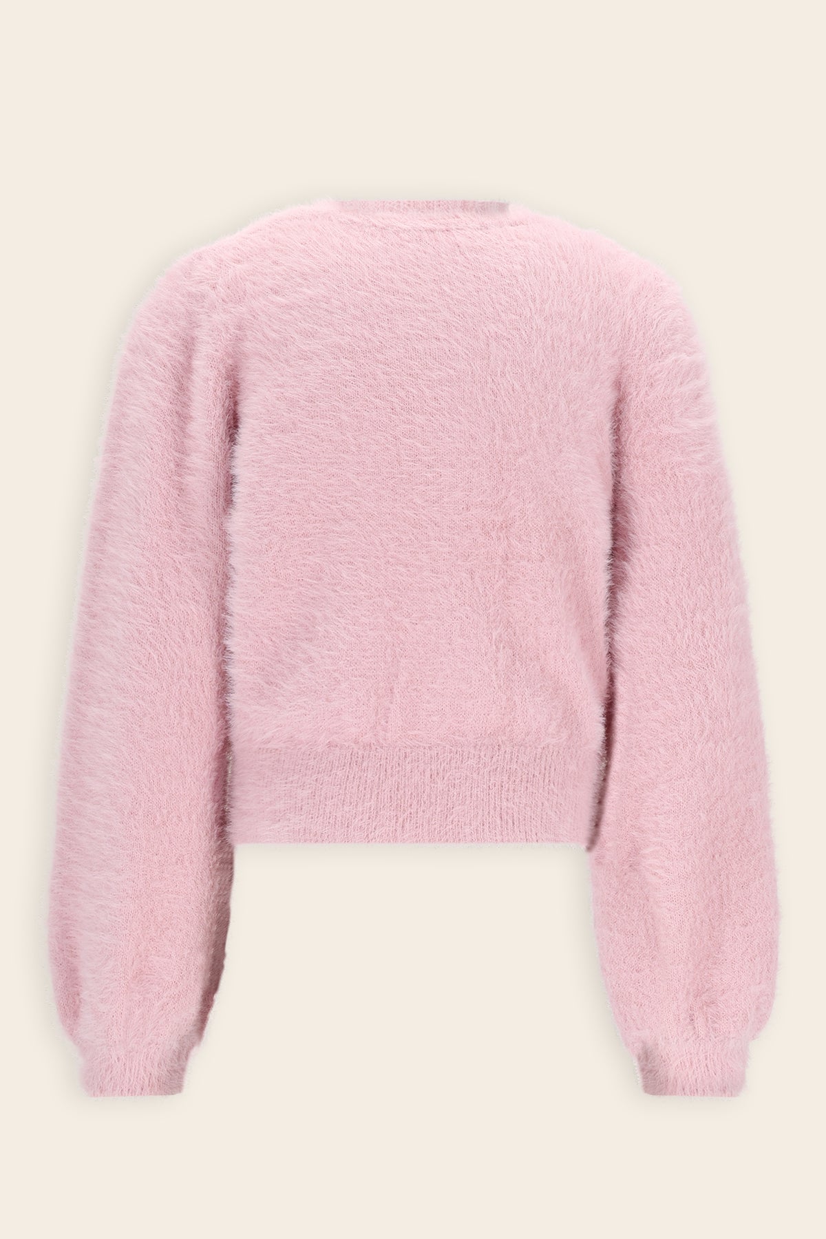 NoNo Asmee Zacht Gebreid Vest Roze