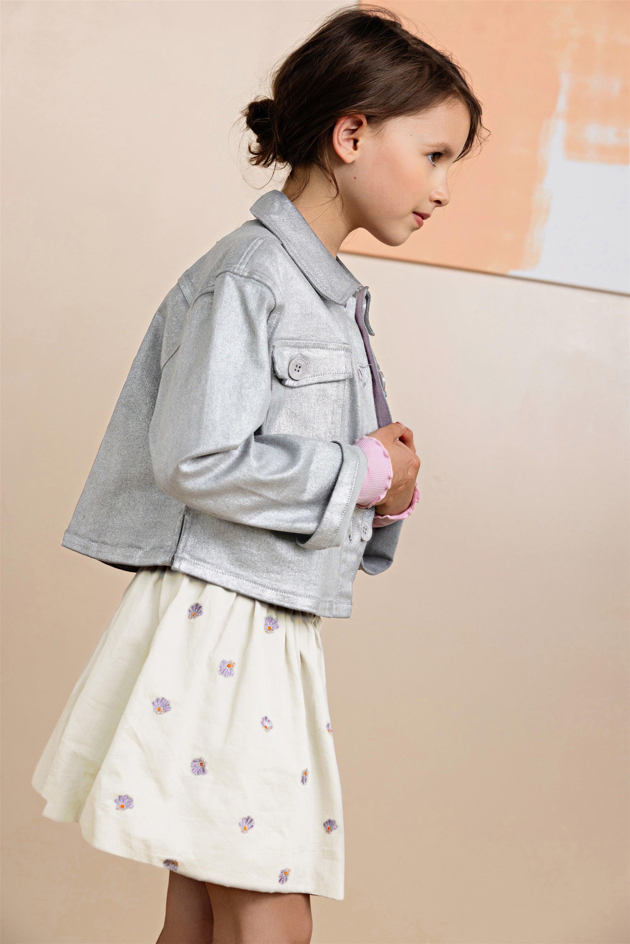 NoNo Ninu Geborduurde Rok Ivoor