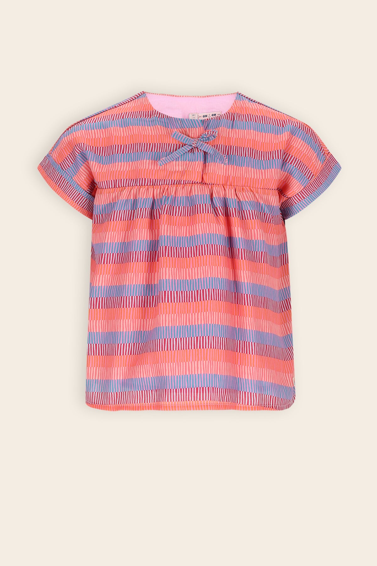 NoNo Tammy Geprinte Blouse Roze