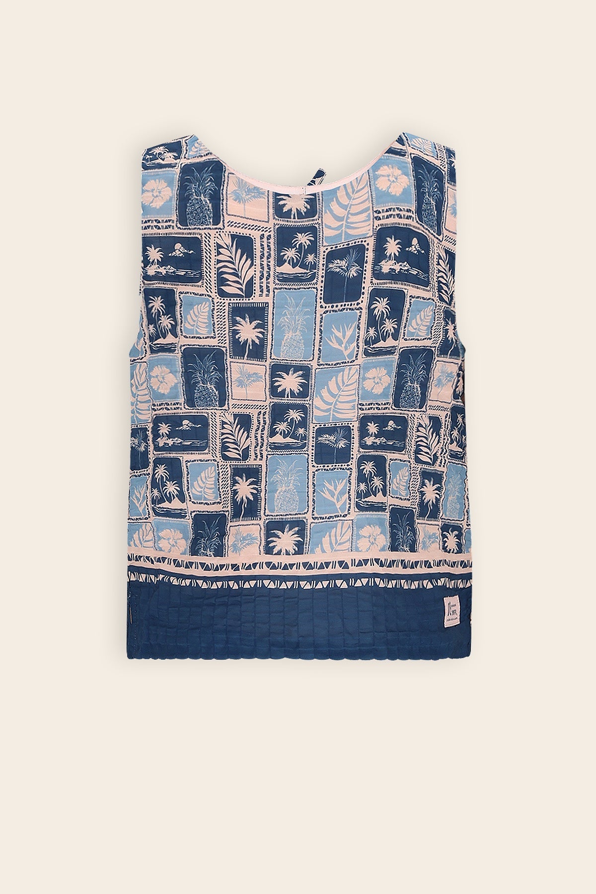 NoNo Tessy 2-zijdige Top Blauw