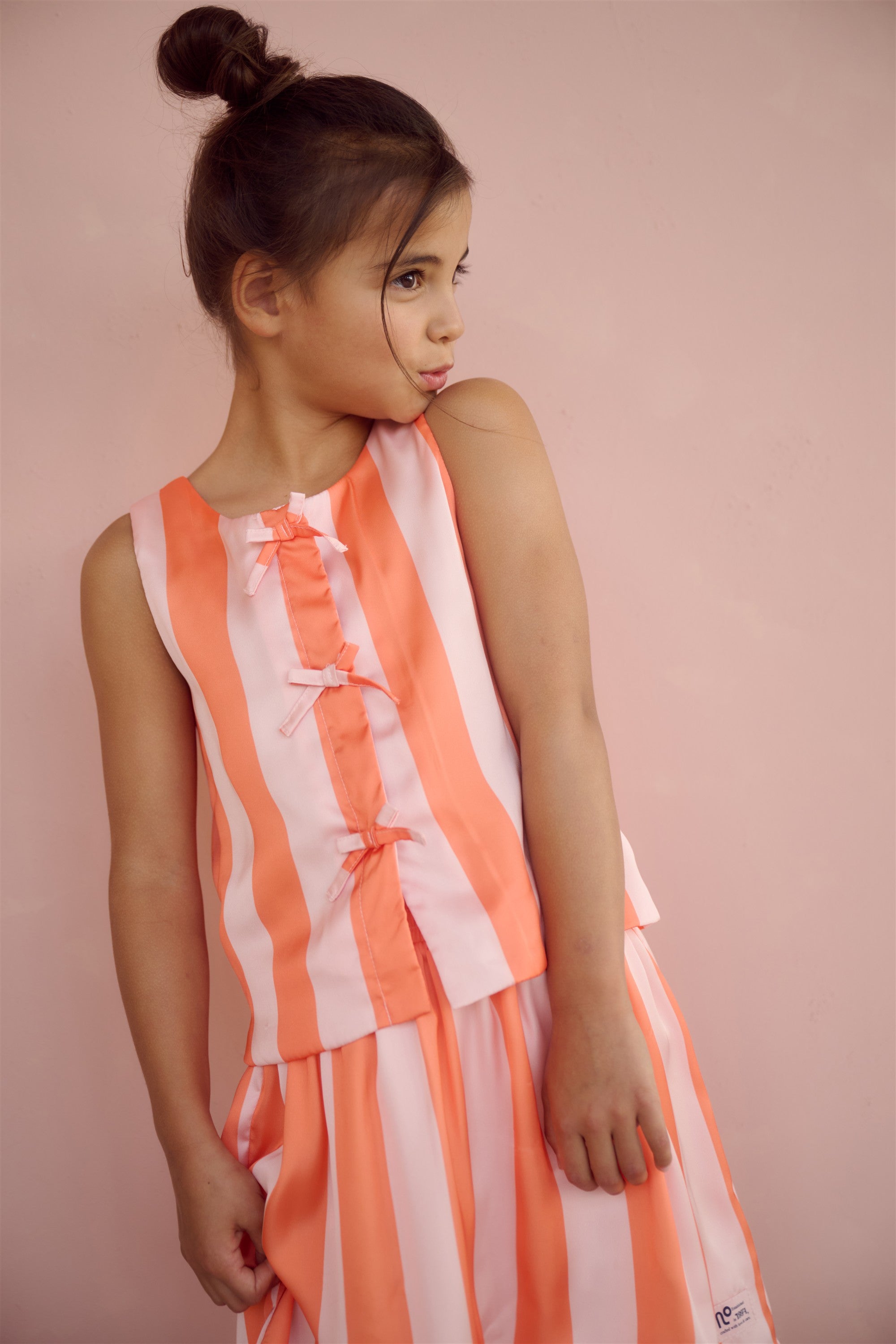 NoNo Tessy 2-zijdige Top Oranje