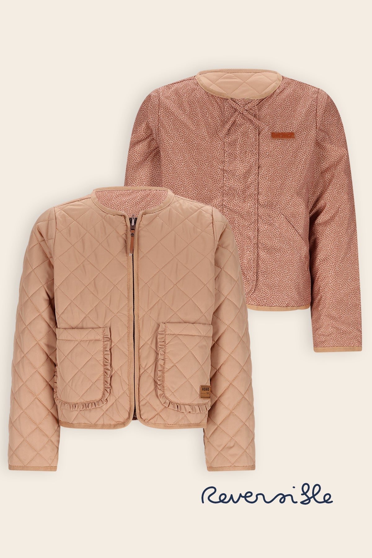 NoNo Diaz Omkeerbaar Jasje Bruin