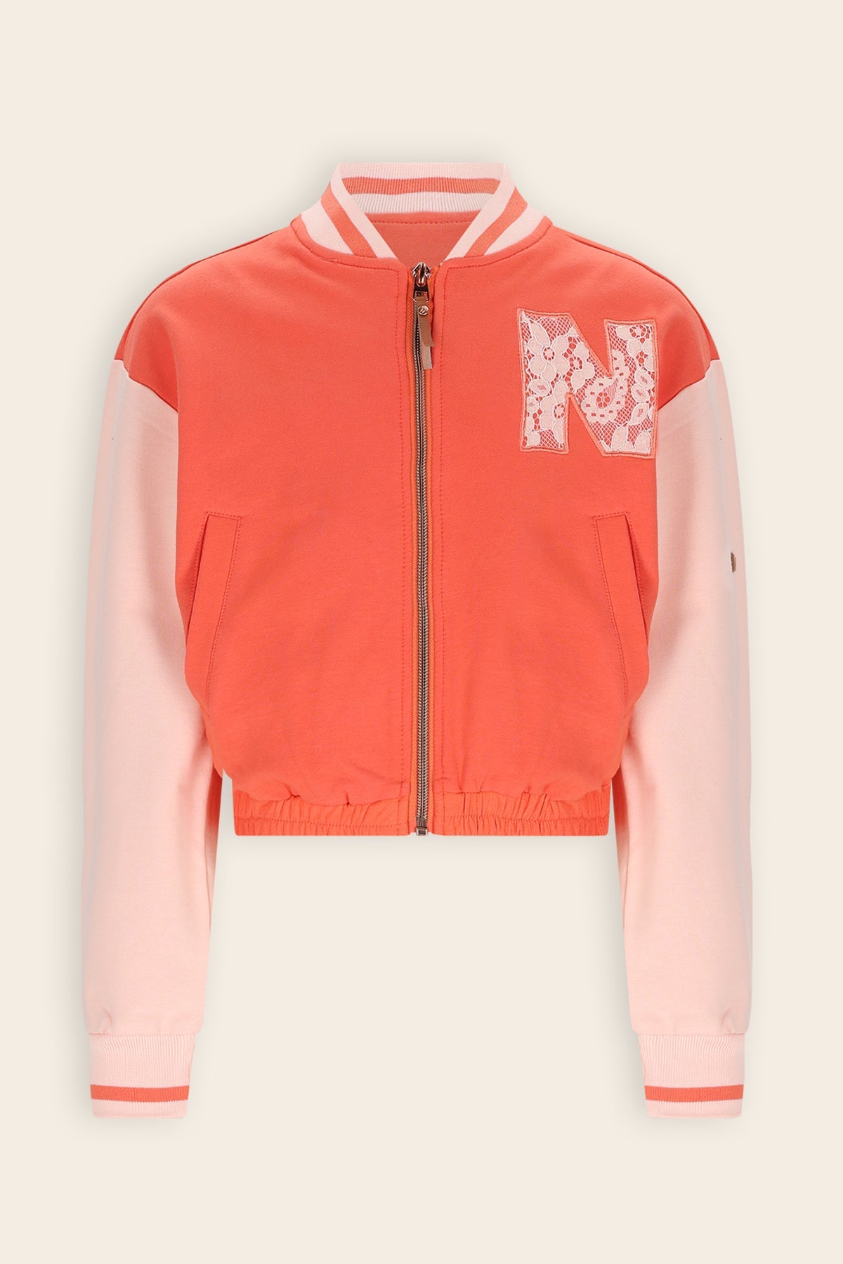 NoNo Devis Sweat Vest Koraal Oranje