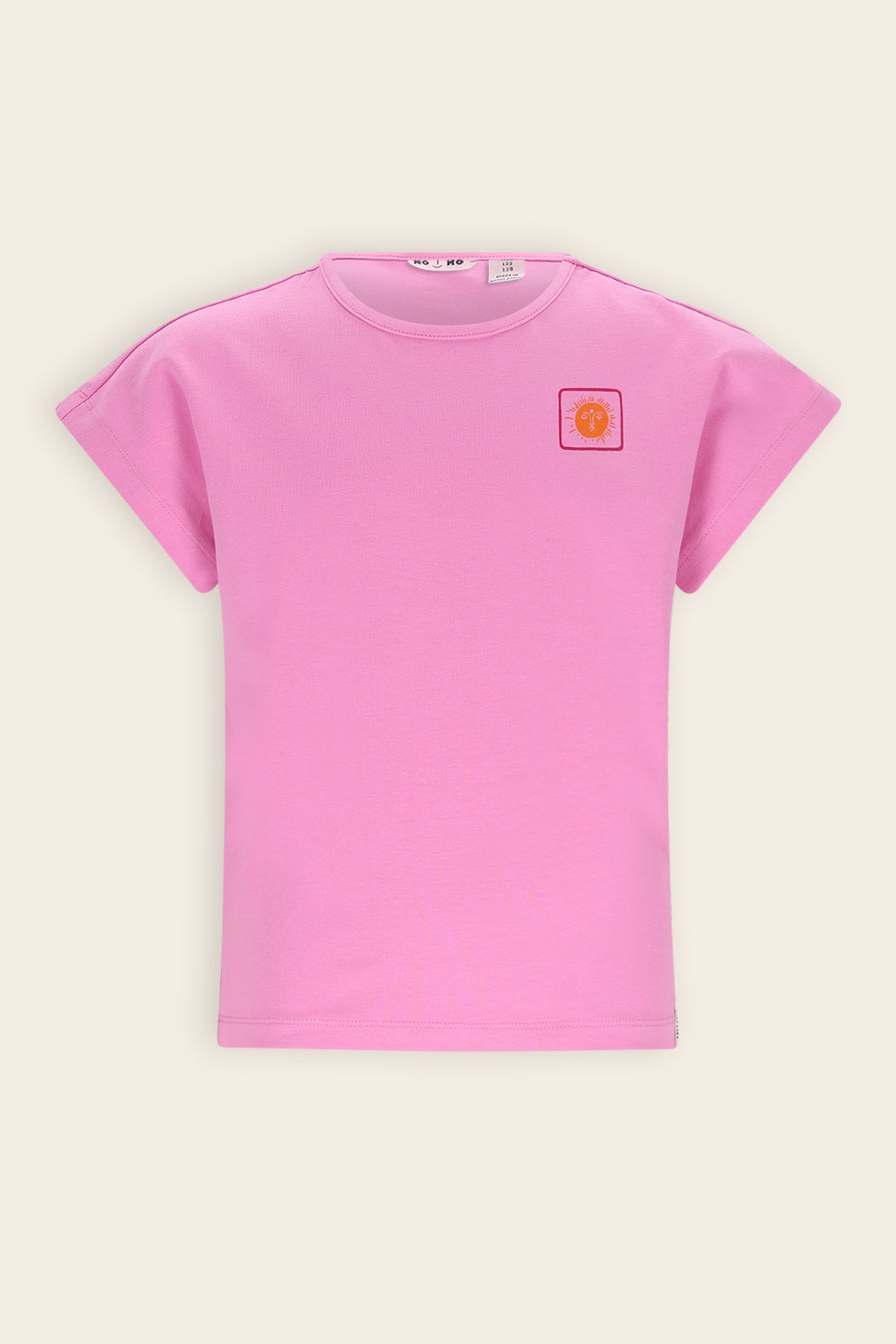 NoNo Kate Tshirt met Rugprint Roze
