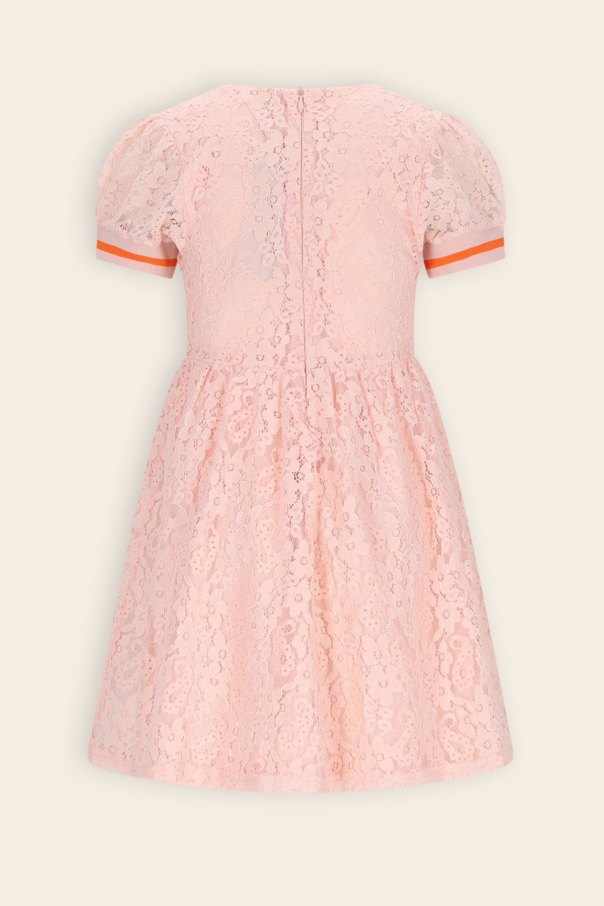 NoNo Mila Kanten Jurk Zacht Roze