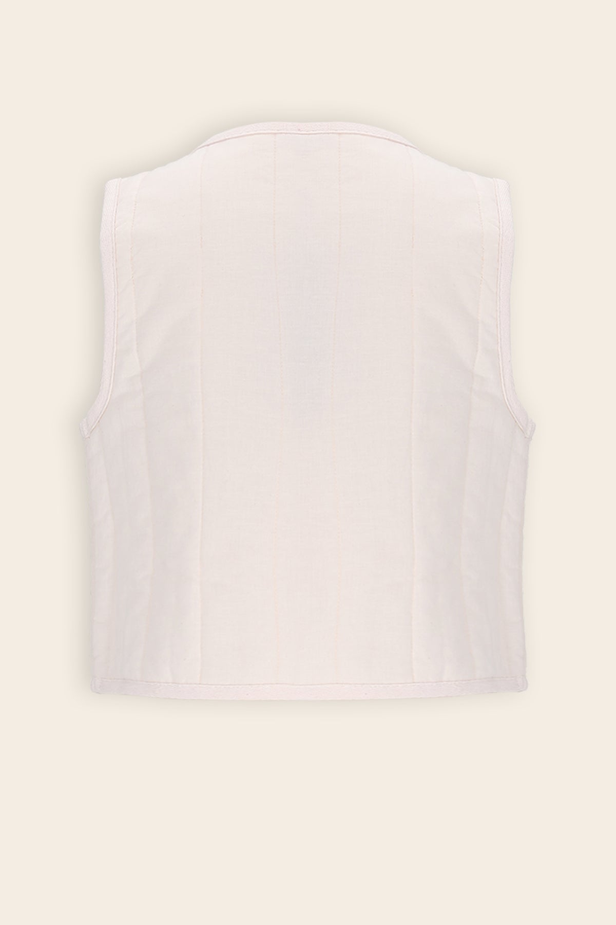 NoNo Kadi Geborduurde Gilet Licht Roze