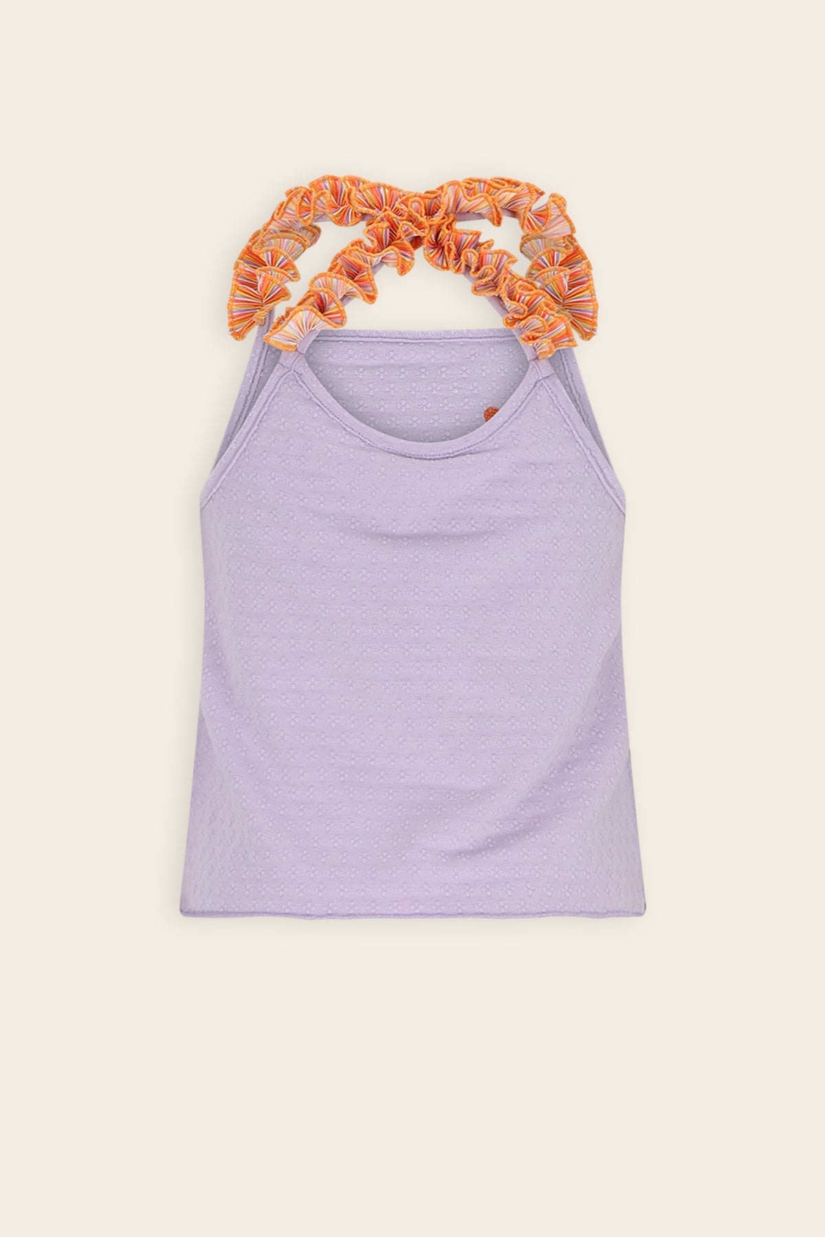 NoNo Kek Singlet mit überkreuzten Trägern Lila