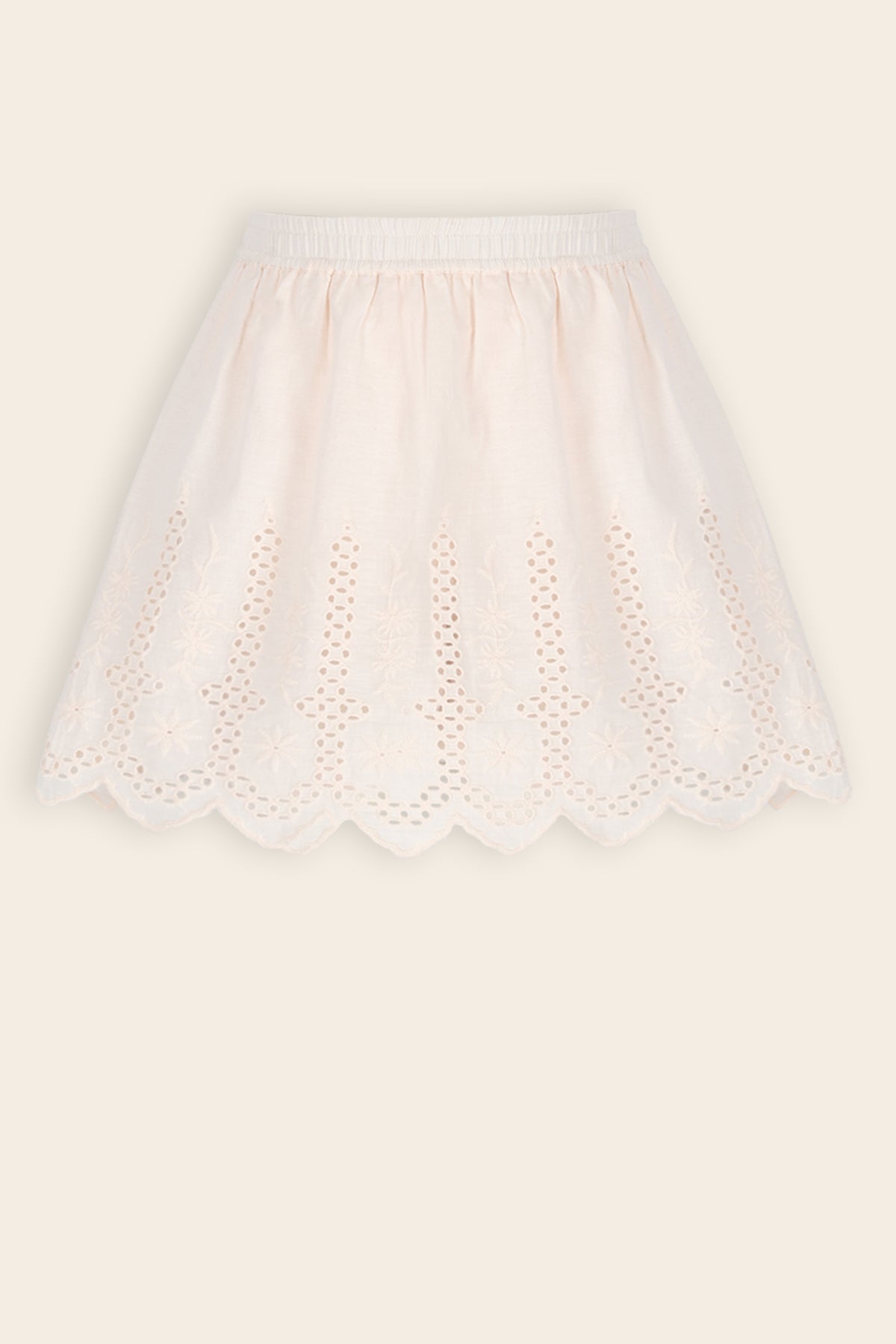 NoNo Nova Rok met Geborduurde Rand Licht Roze